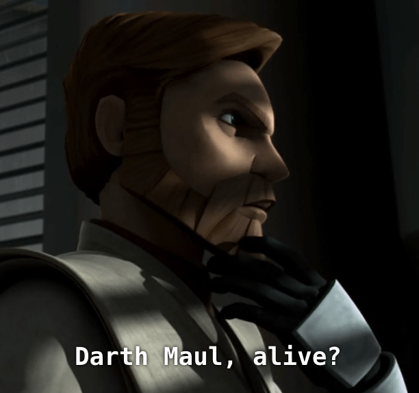 When you watch Solo with someone who hasn't seen Clone Wars r