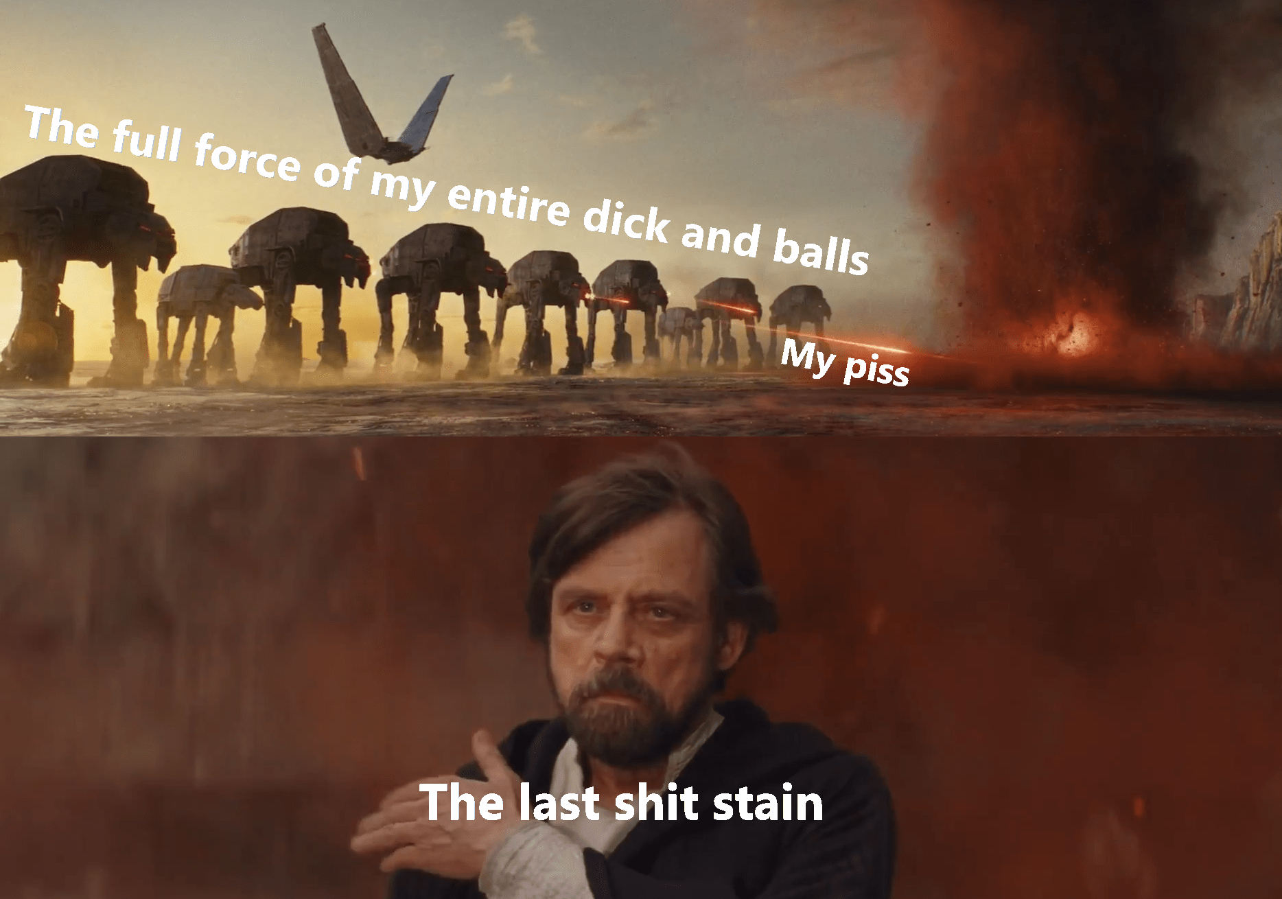 I want every gun we have to fire on that man SequelMemes