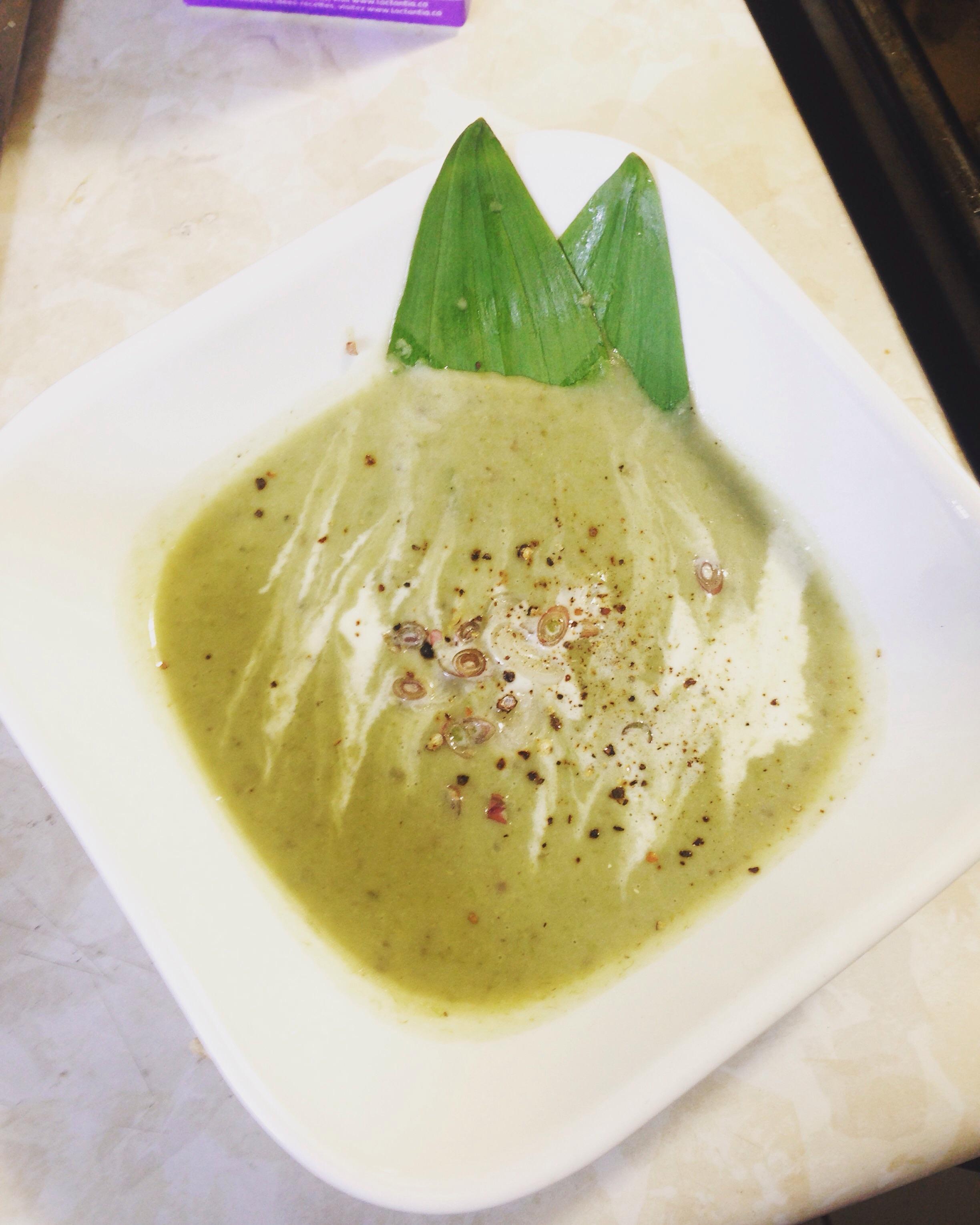 Wild Foraged Ramp and Potato Soup (Recipe in Comments) r/recipes