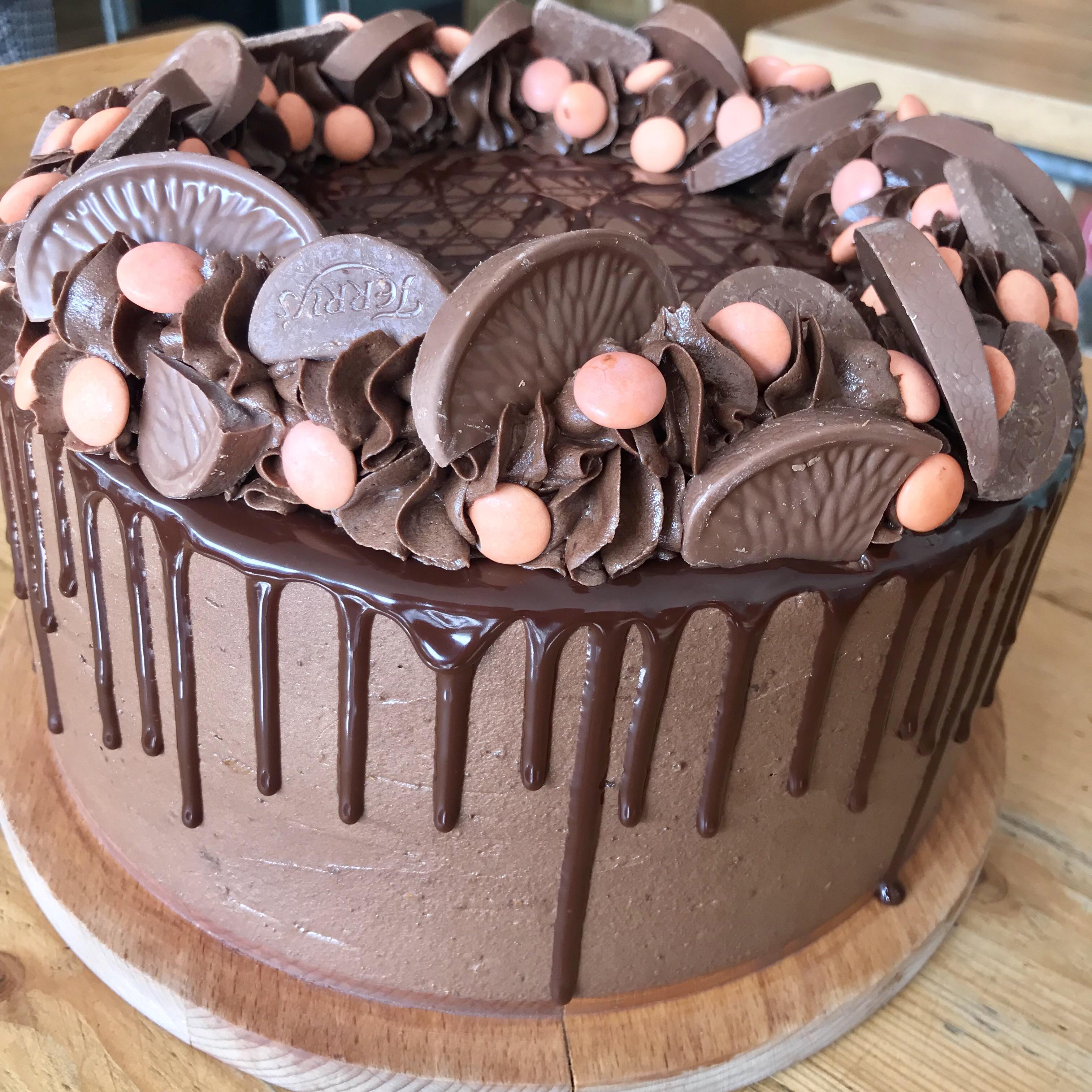 Terrys Chocolate Orange Birthday Cake Pin By Kellie Mccreadie On My