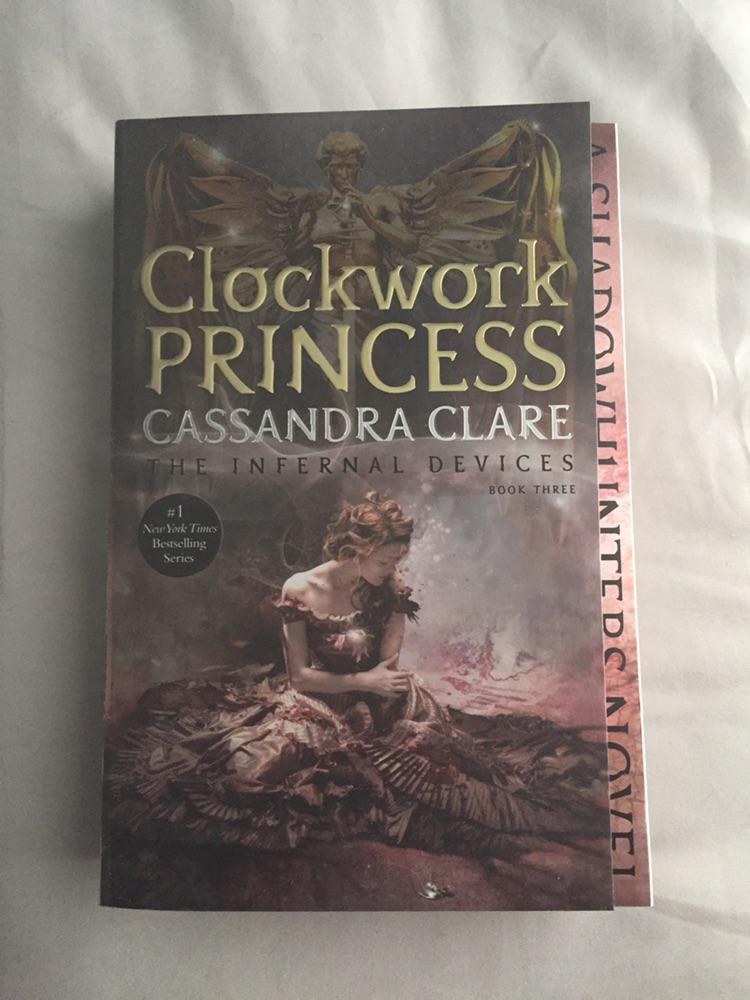About to start Clockwork Princess r/shadowhunters