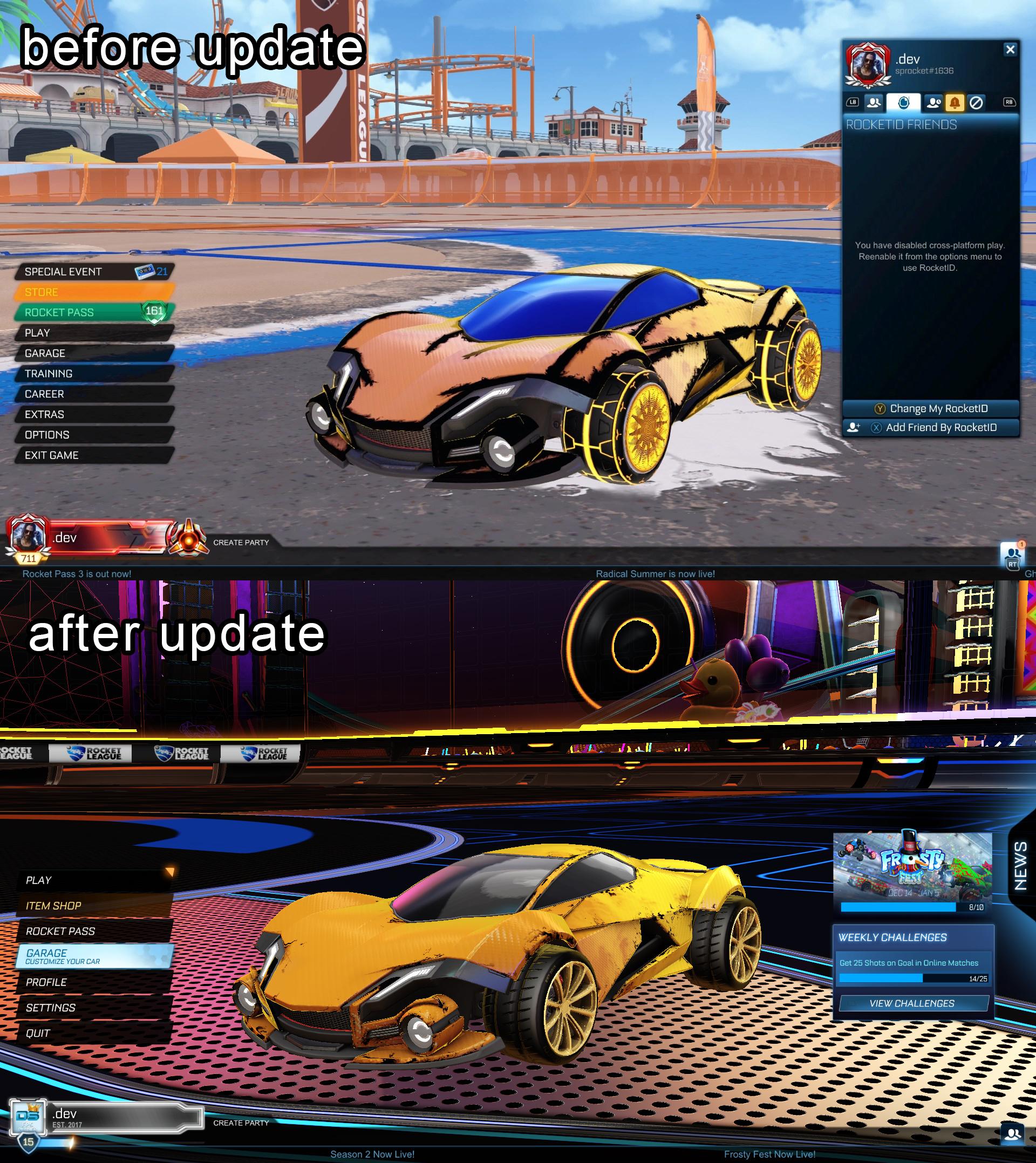 Since Rocket League support takes me for a fool, can I start a