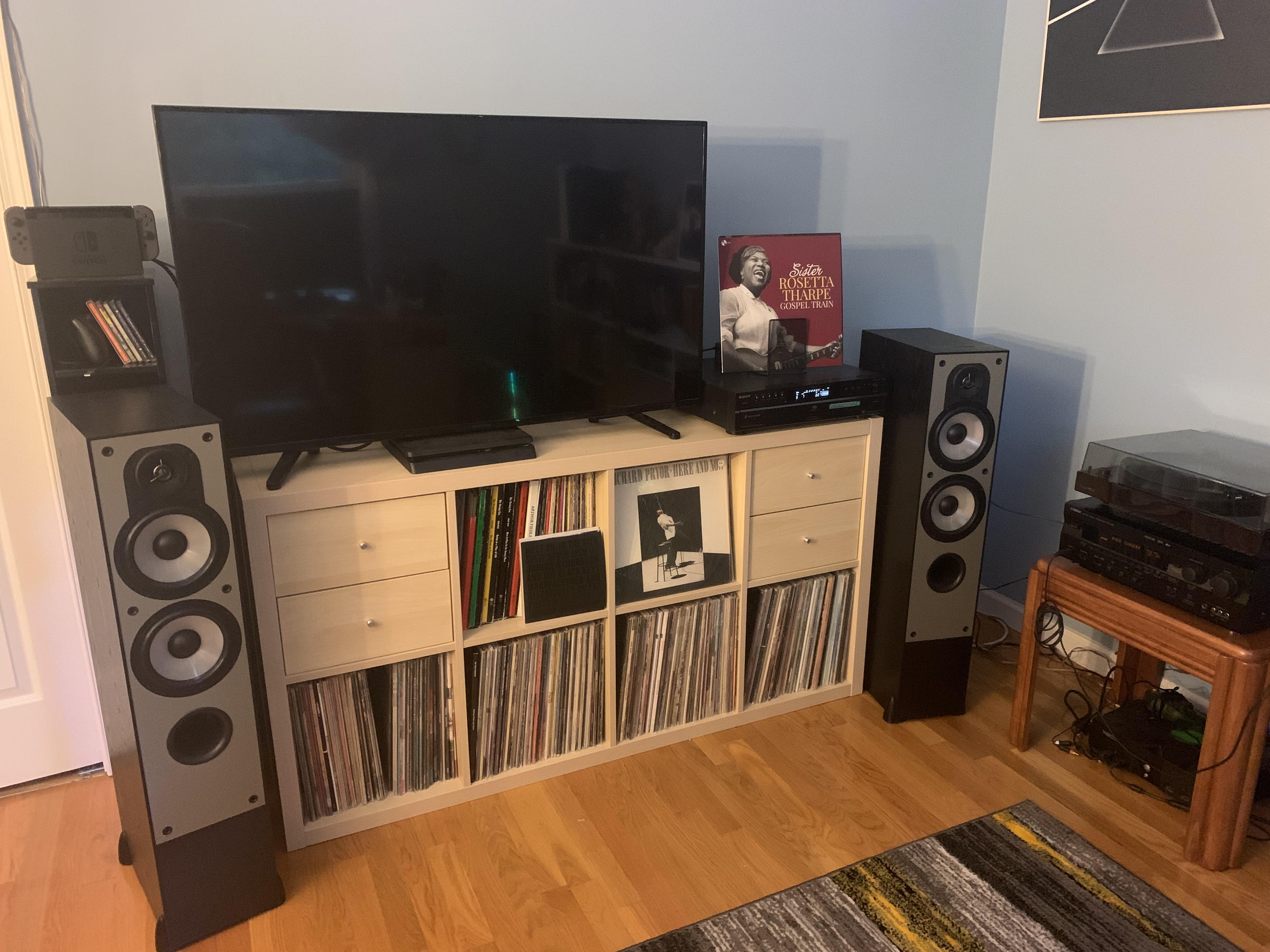 Updated Bedroom Setup with (proper speaker placement) thanks to u
