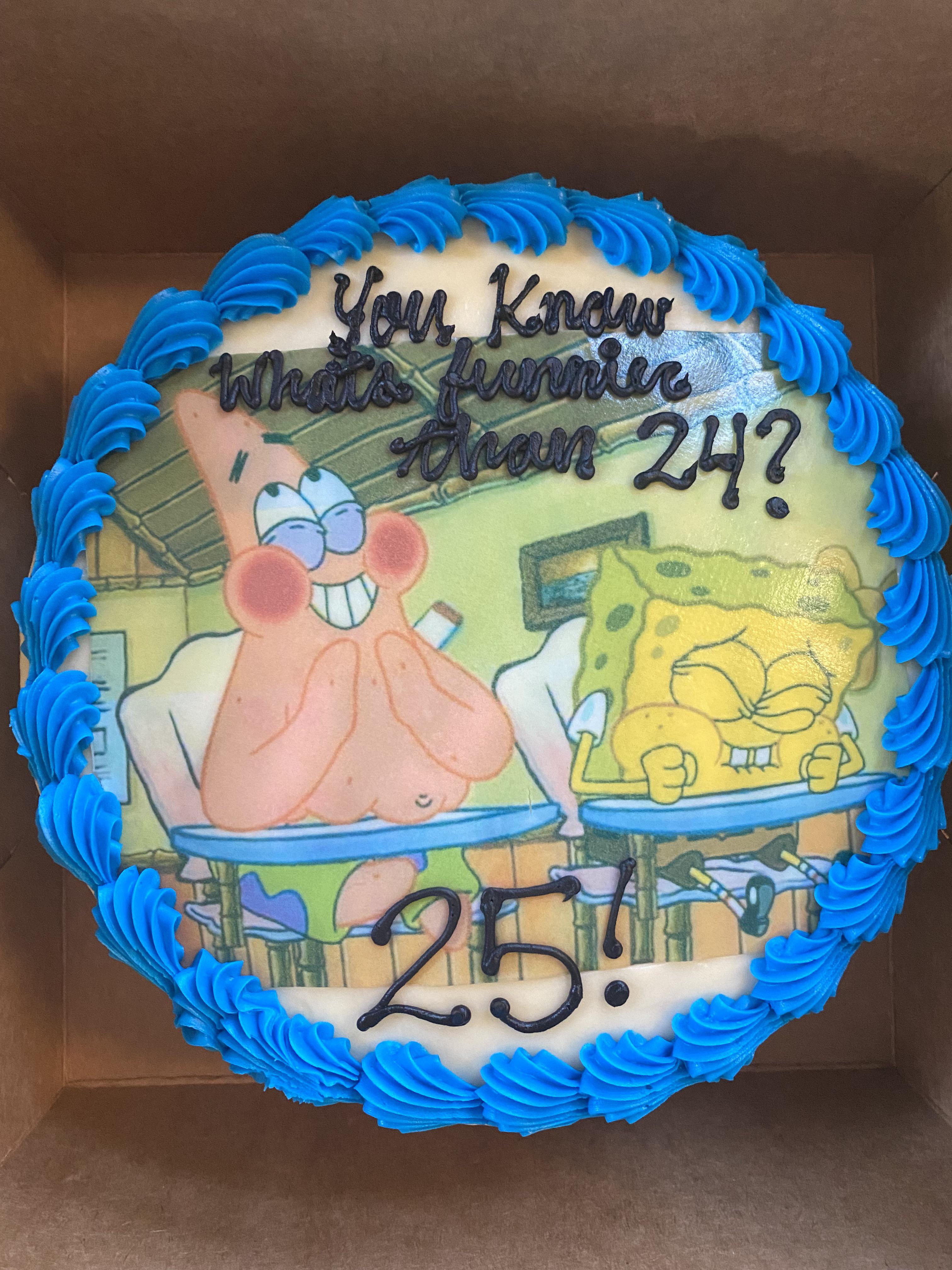 Spongebob Birthday Cake
