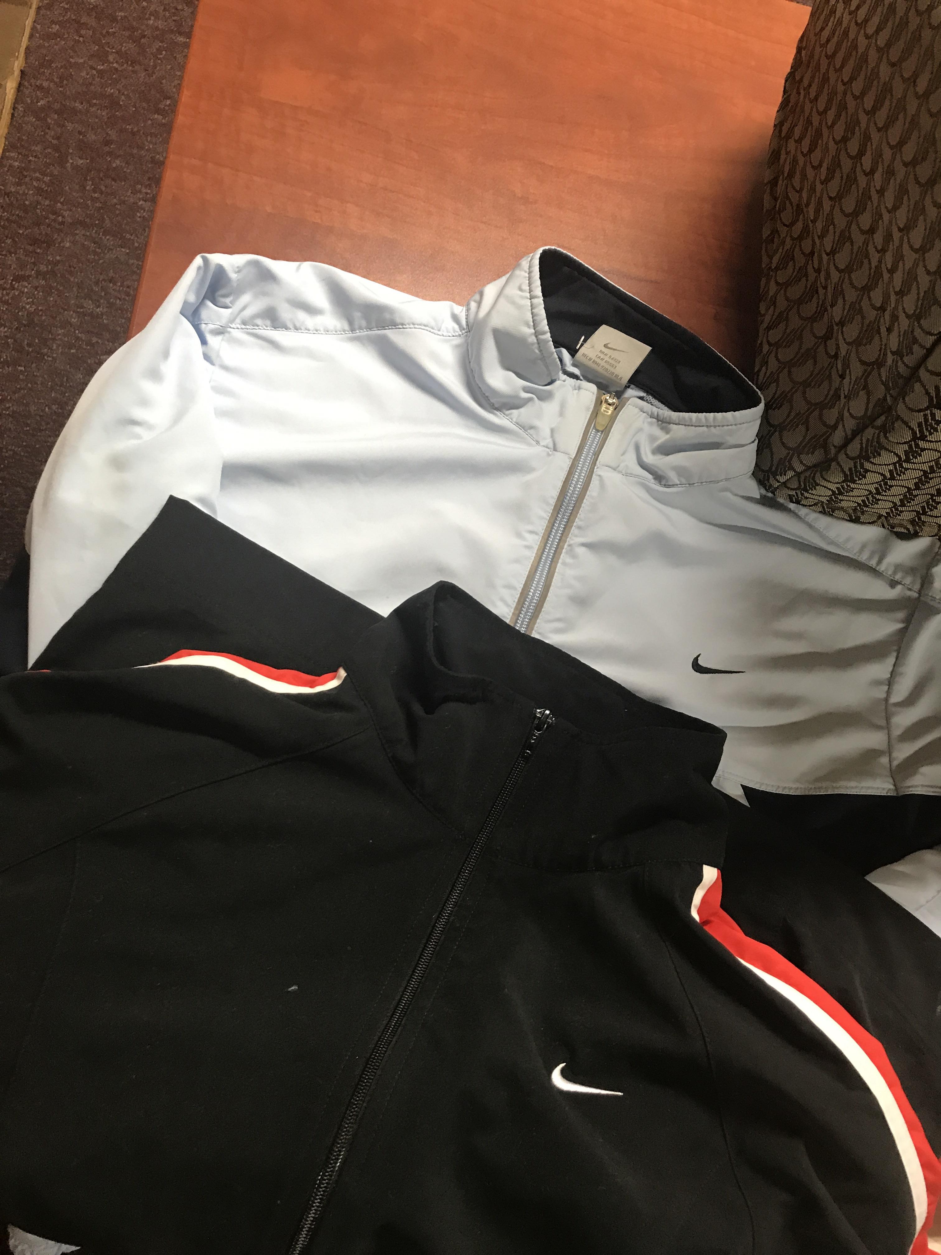 Picked up two Nike jackets today at the thrift store. They both were