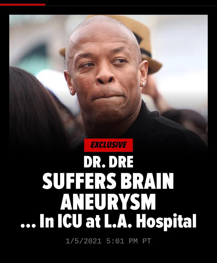 Dr. Dre Suffers Brain Aneurysm r/HipHopImages