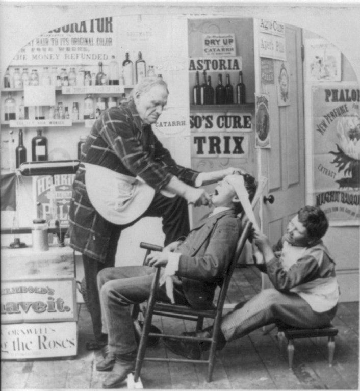 Tooth extraction 1872. OldSchoolCool