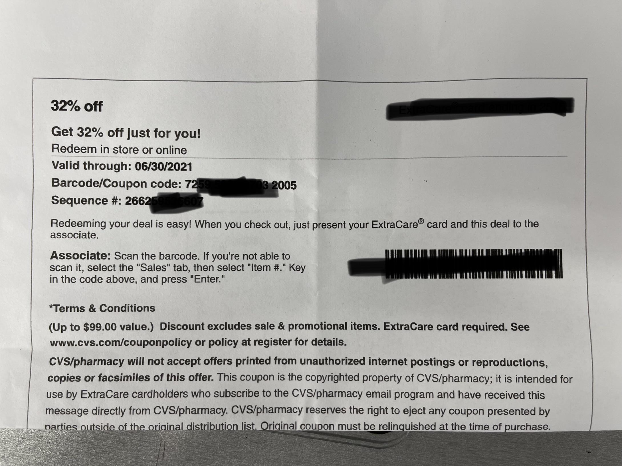 So does anyone know how to put these coupons through when the barcode