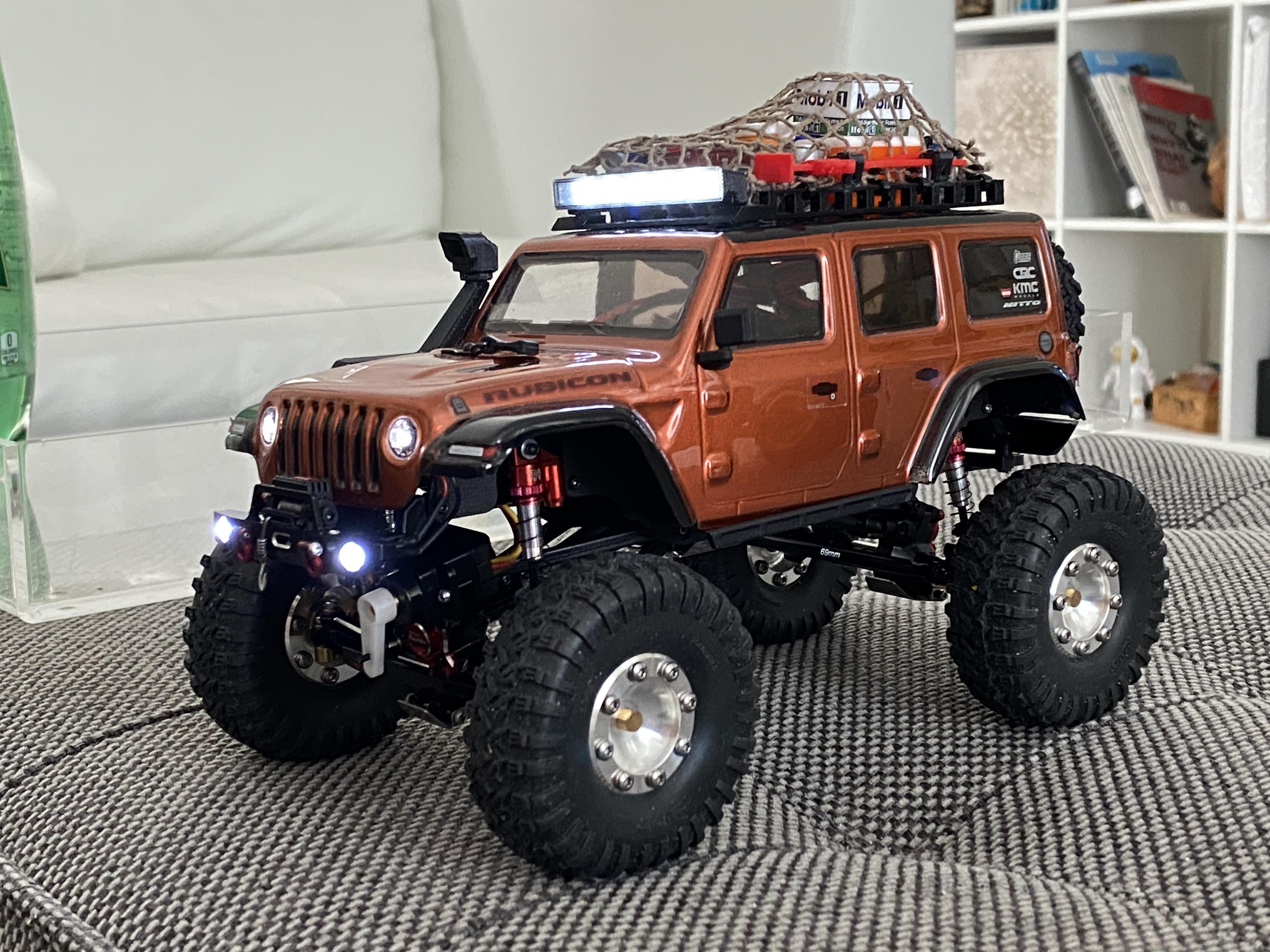 Axial SCX24 JEEP Indoor Build Ep.2 SADDLEBAG420 Scale Accessories SCX24