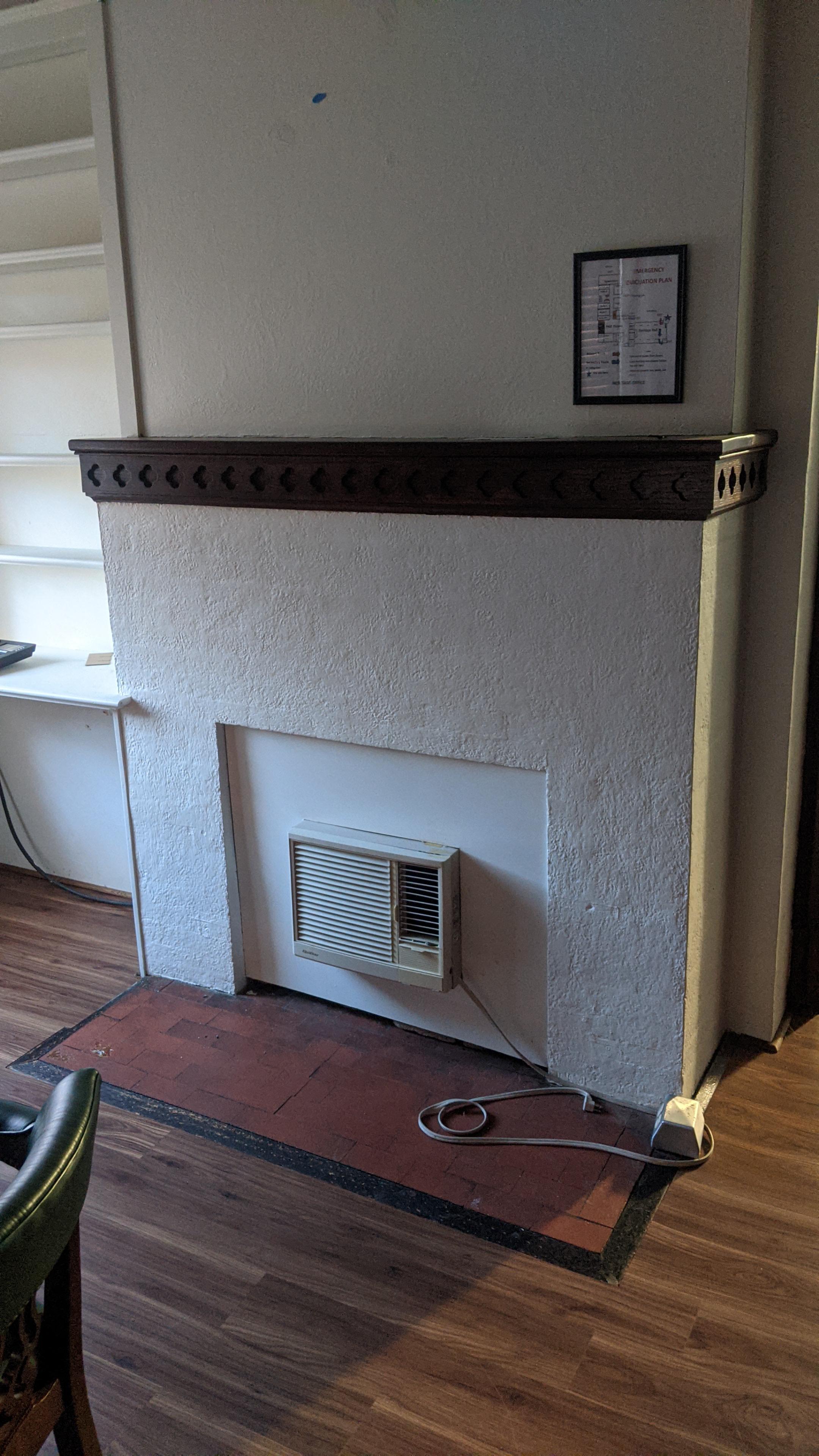 The fireplace is blowing cold air r/HVAC