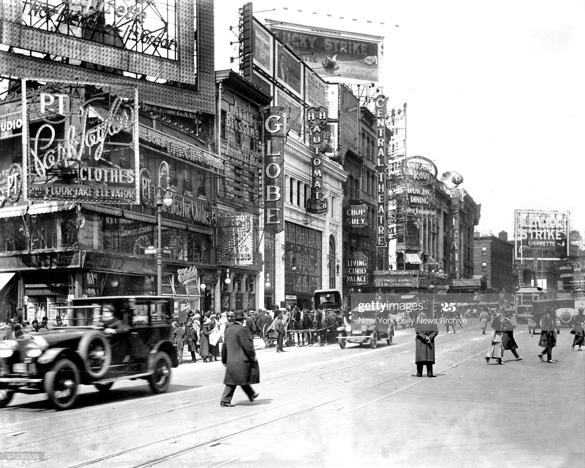[April 15th, 1920] West side of Broadway ,in Manahattan, N.Y.C.,New