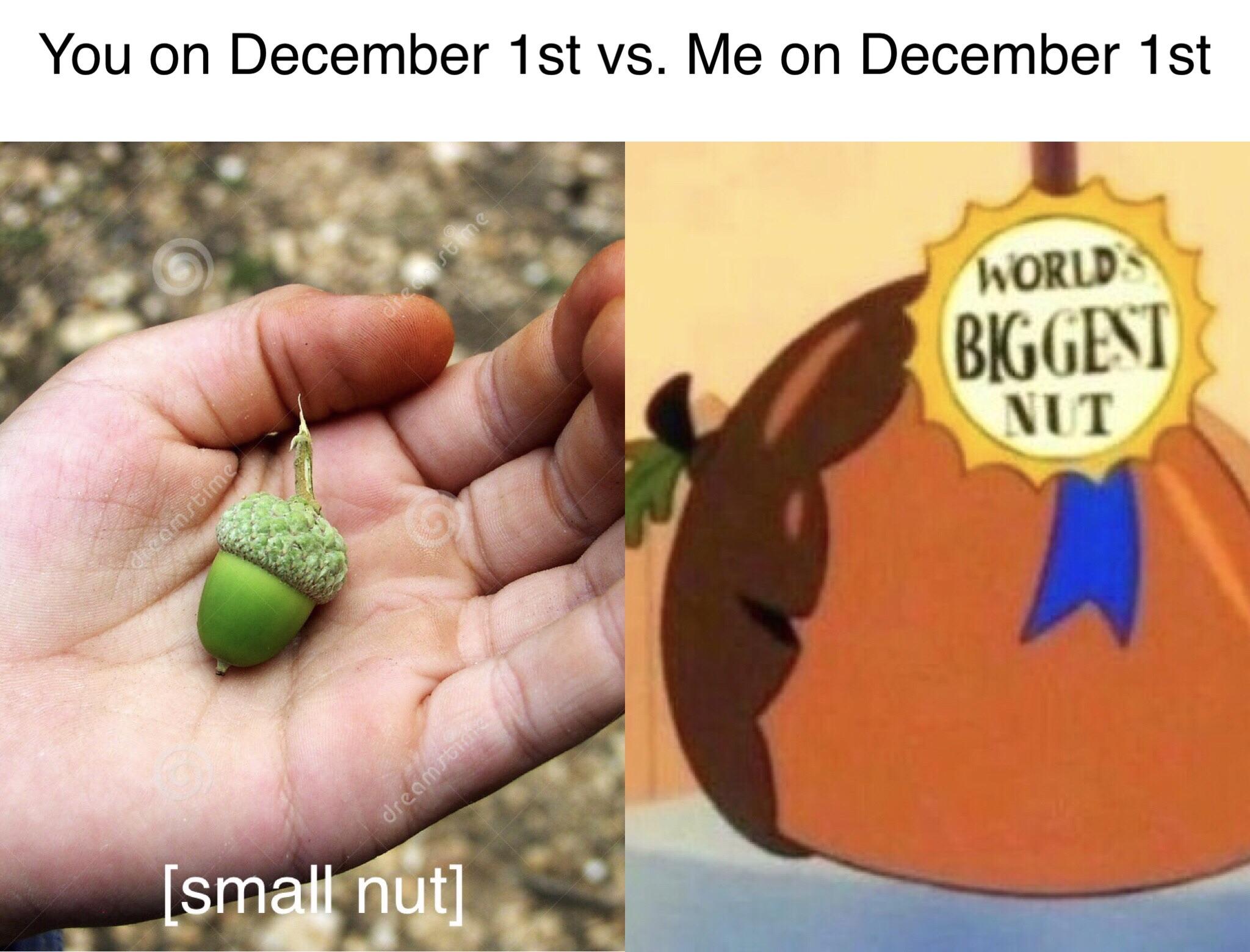 To all those who don’t participate in no nut November
