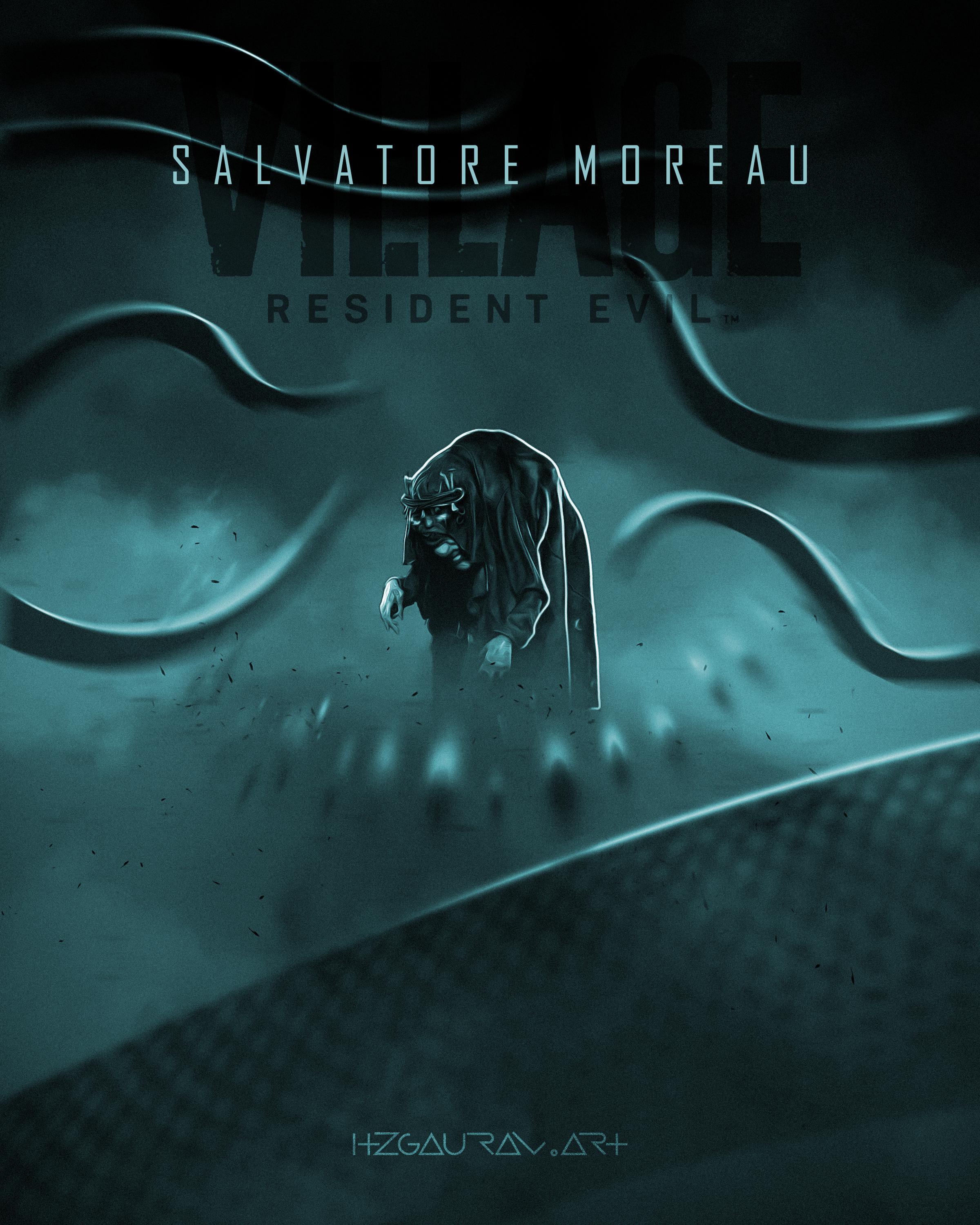 Salvatore Moreau from Resident Evil Village [Artwork by Me] r/gaming