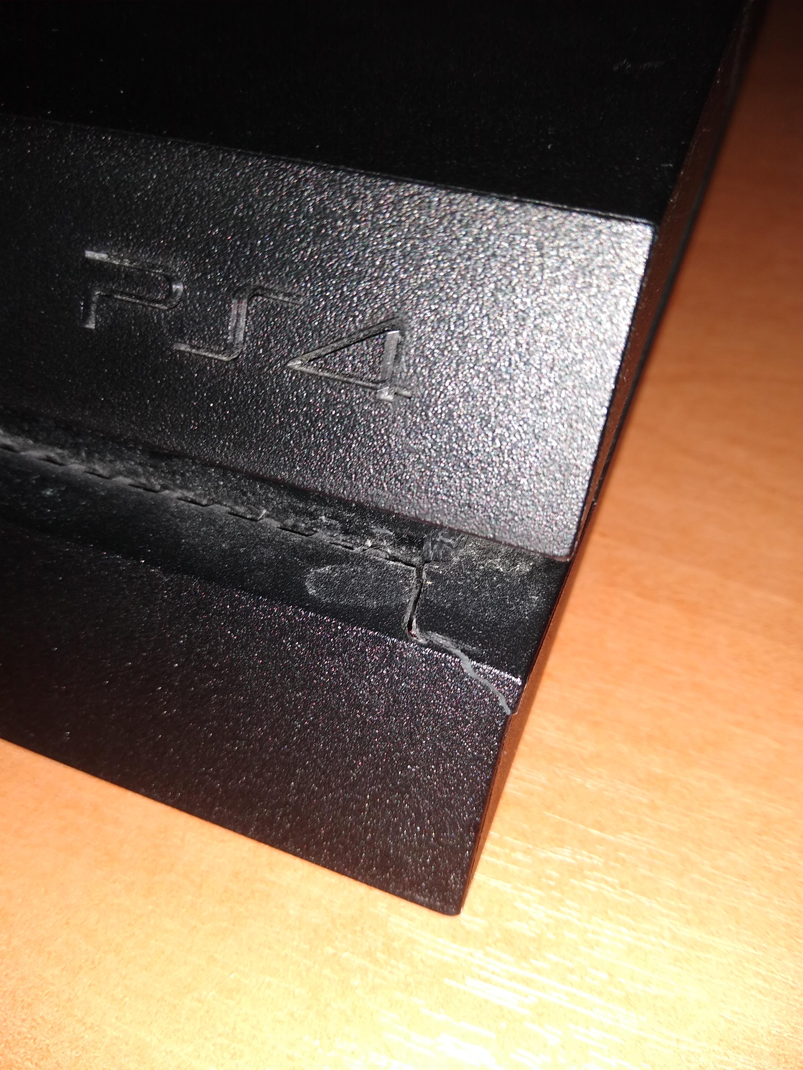 I accidentally dropped my PS4 and this cracked. So far everything is