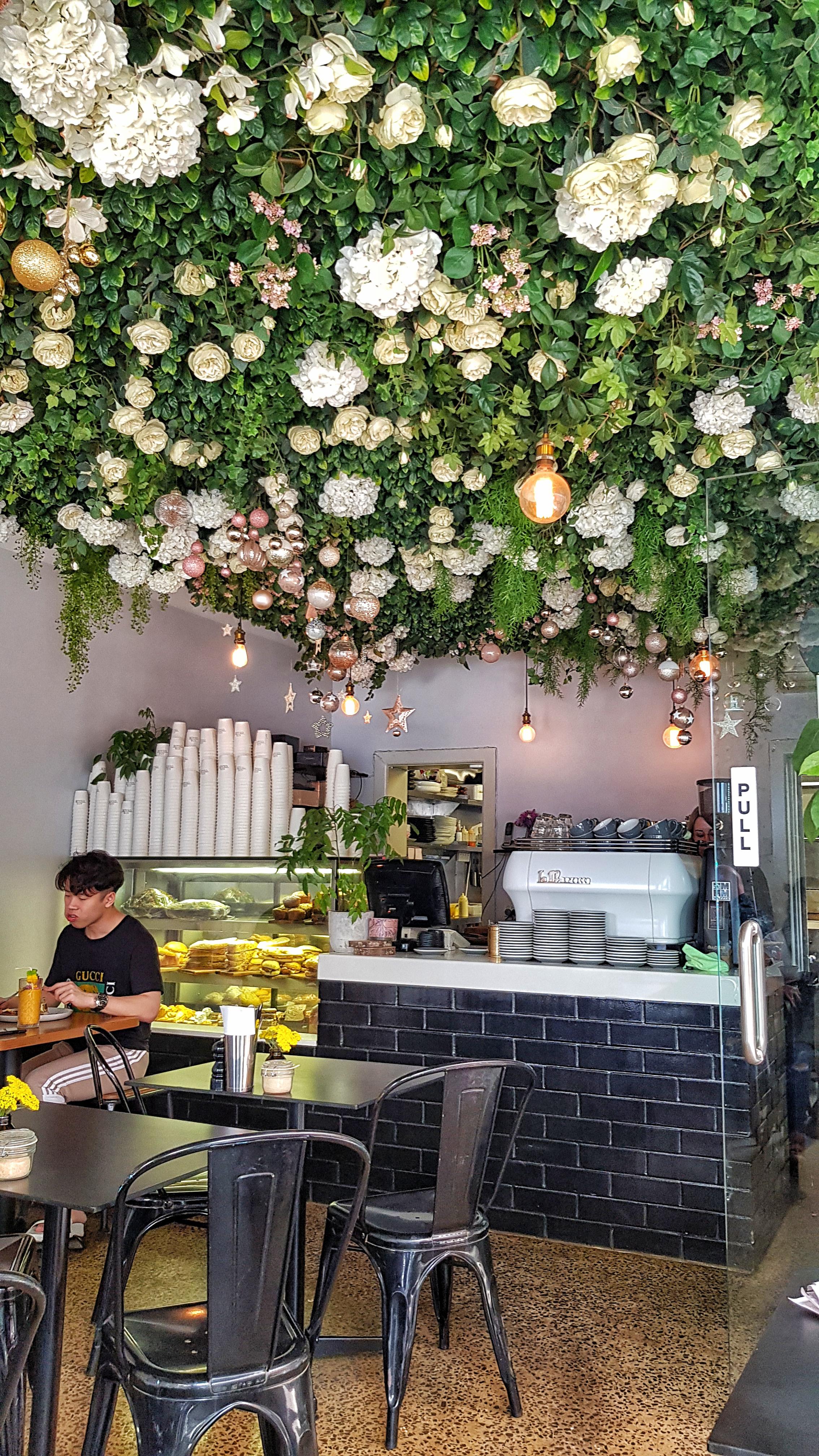 This Melbourne cafe's ceiling is..... r/pics