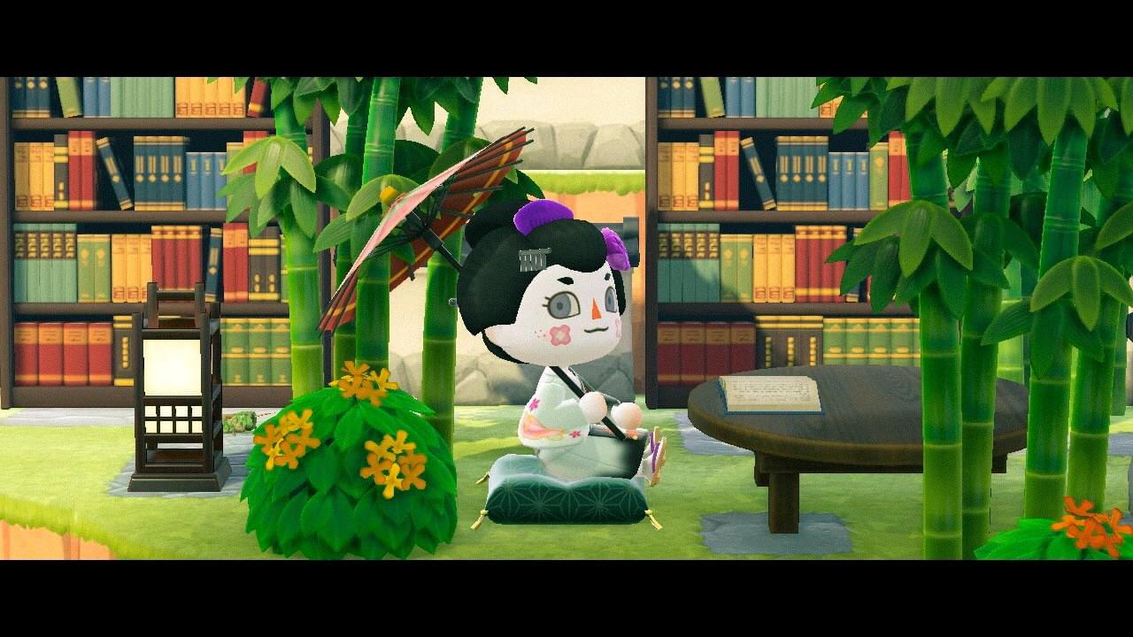 The new white face paint finally completes the geisha look 🎉 Also love