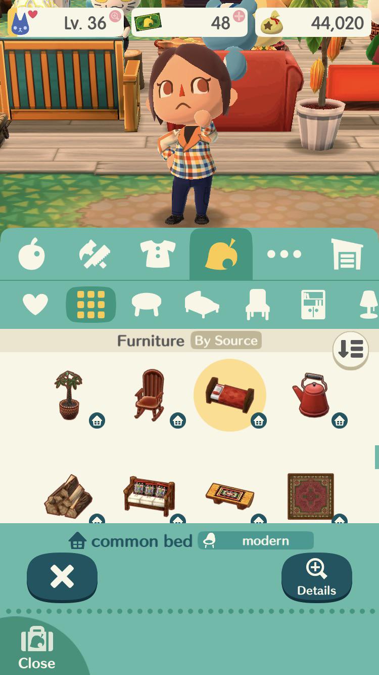 What does this icon mean ? I can’t find my furniture r/ACPocketCamp