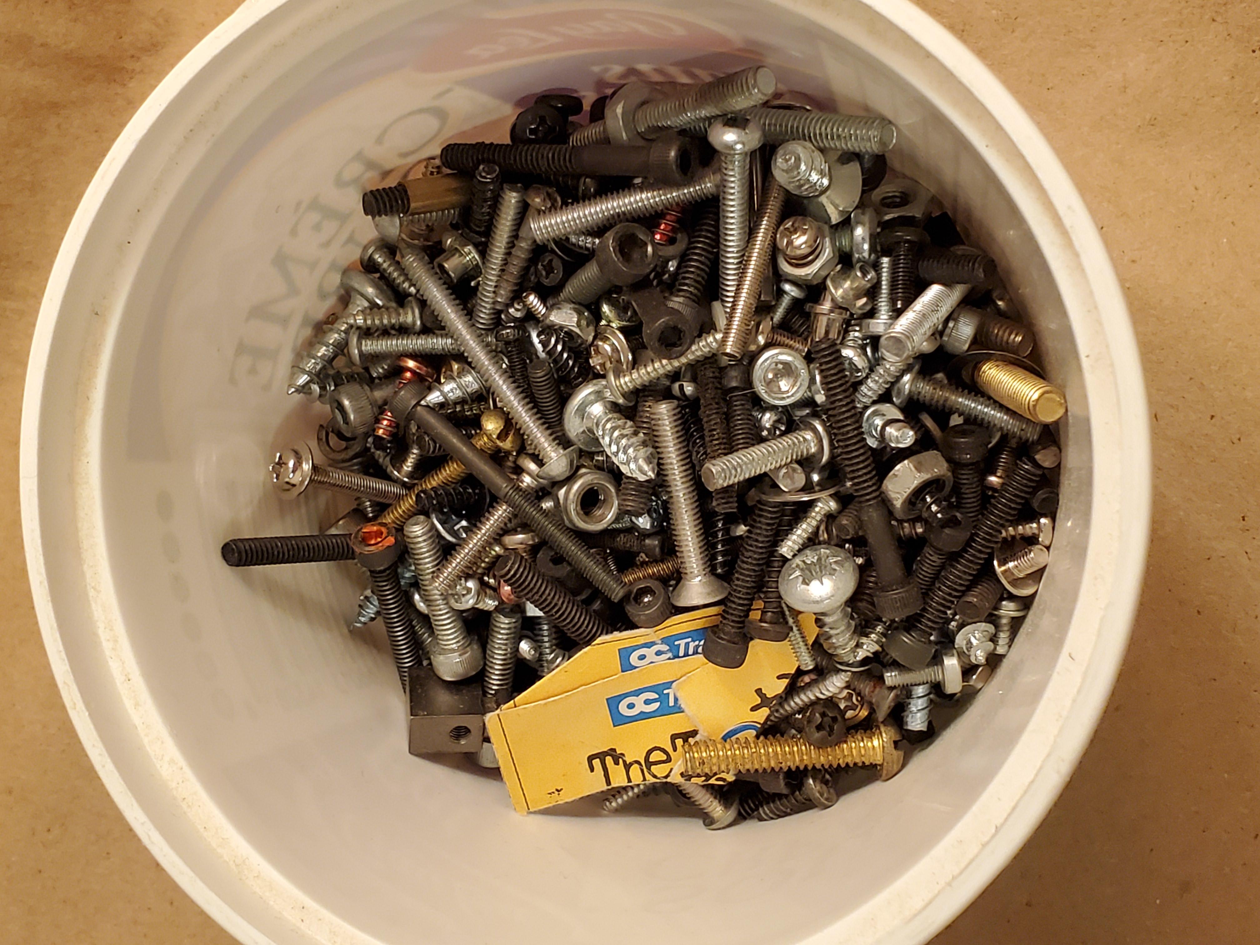 OC Transpo Ticket Mine's in a bucket of bolts. I swear this is exactly