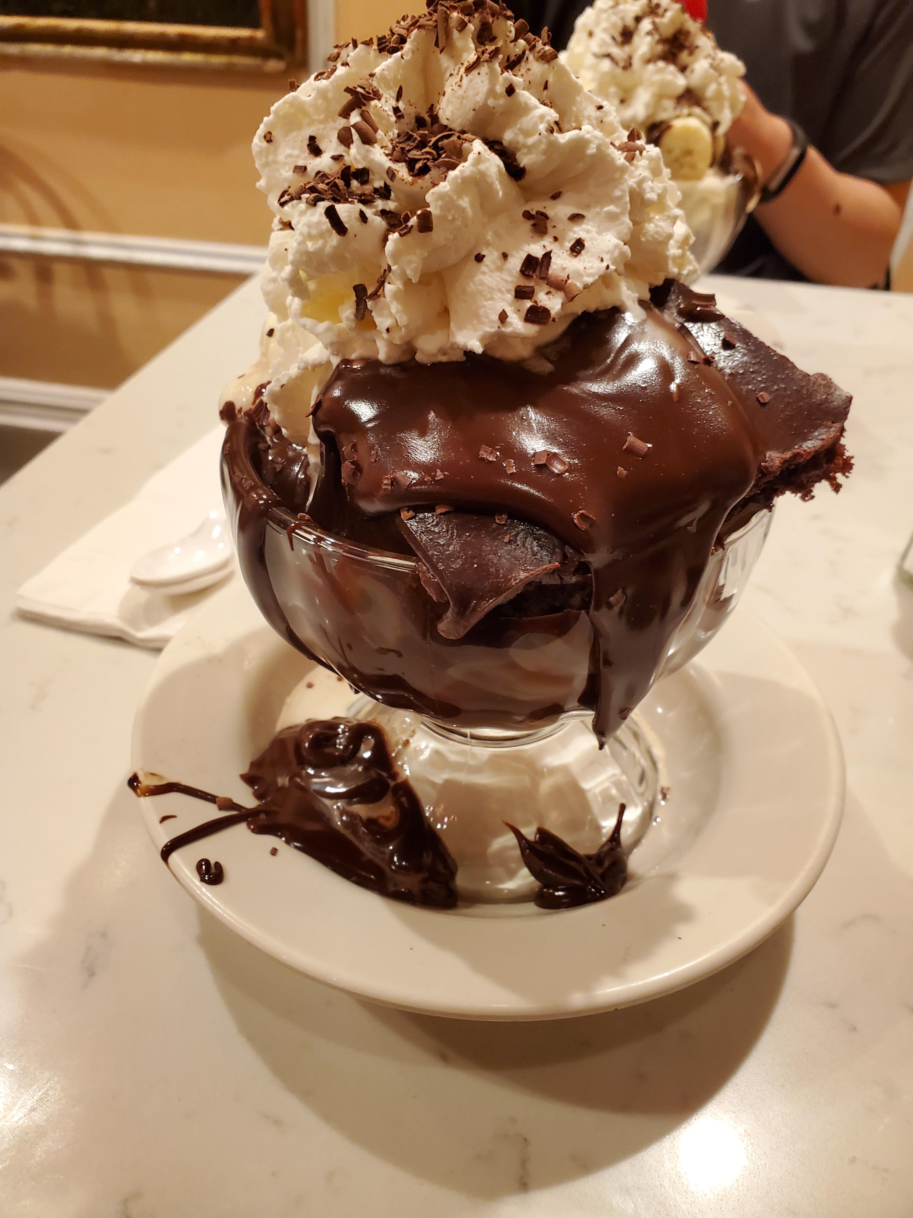 Forbidden Broadway Sundae from Serendipity in New York. r/FoodPorn