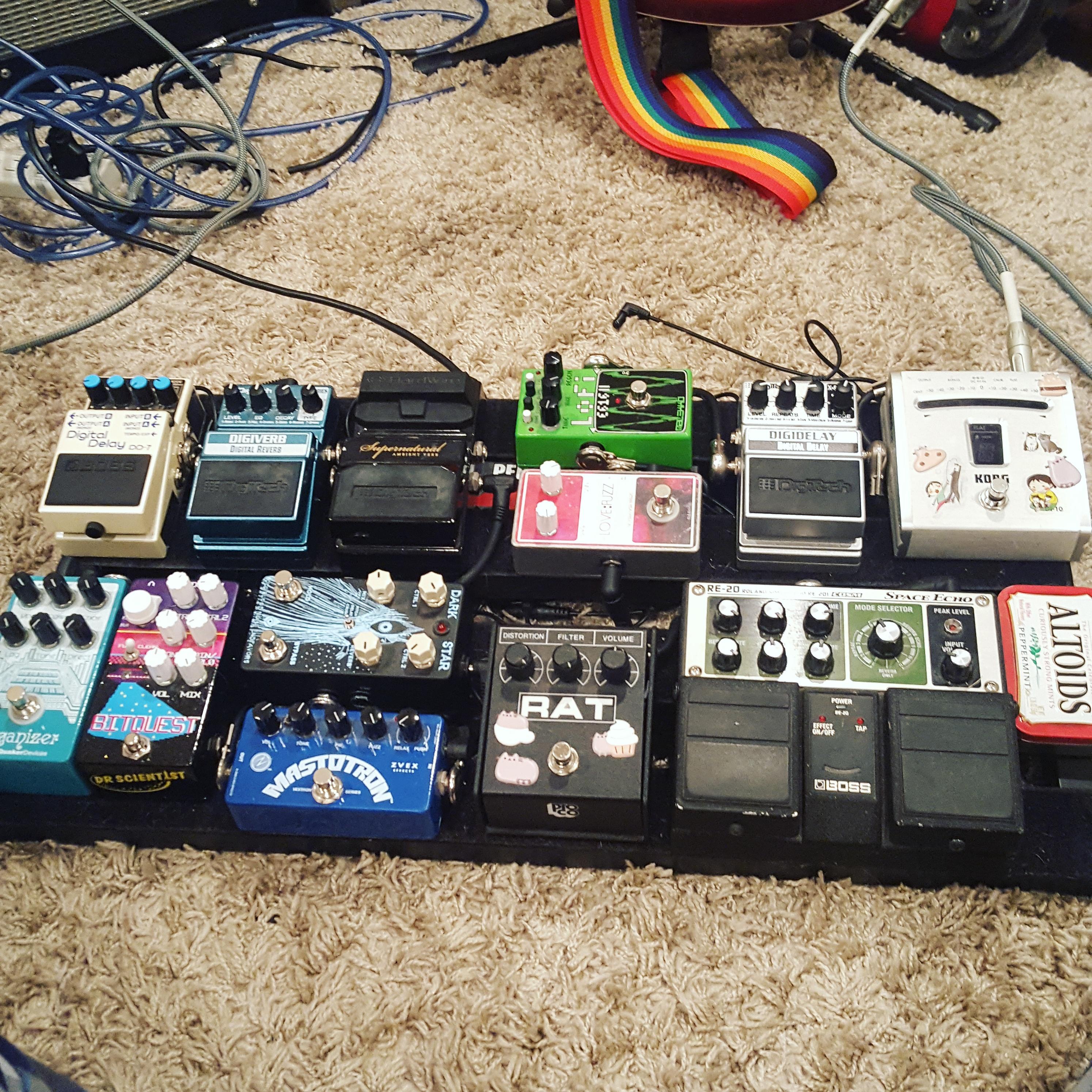 Shoegaze, weird noise shit, jazz setup r/guitarpedals
