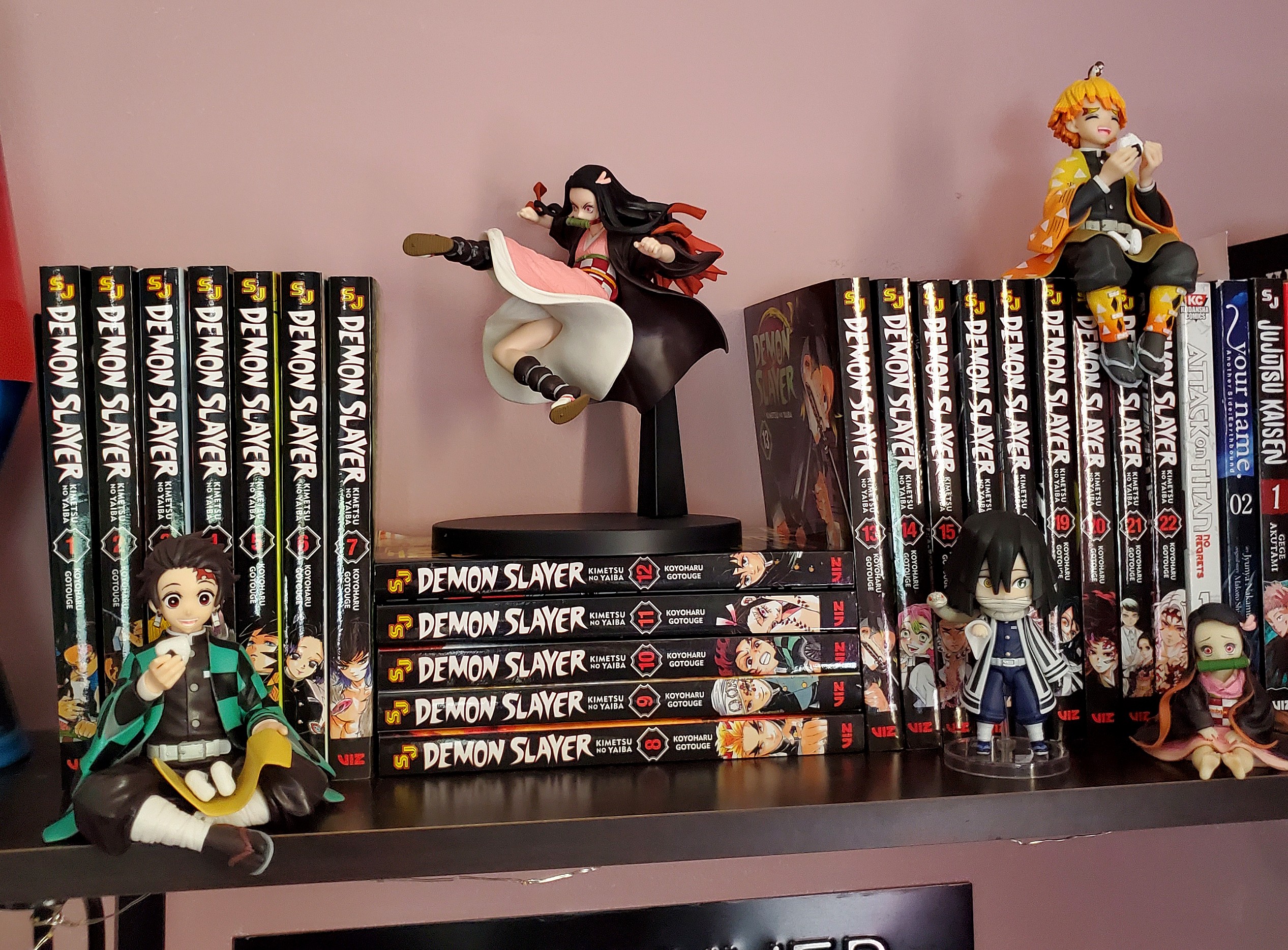 My demon slayer collection so far r/DemonSlayerAnime