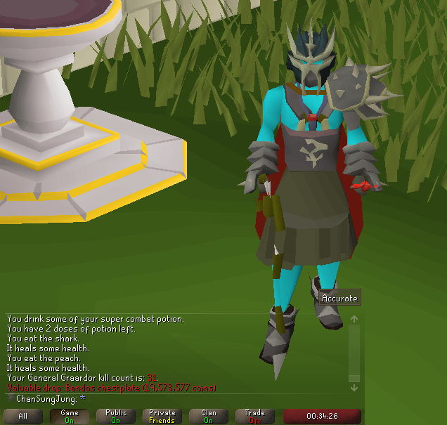 31KC Bandos Chestplate Hyped AF r/ironscape