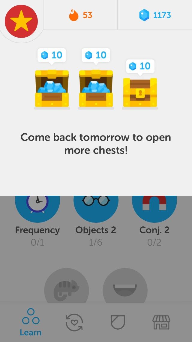 Gee! I'm so glad I chose these two chests! r/duolingo