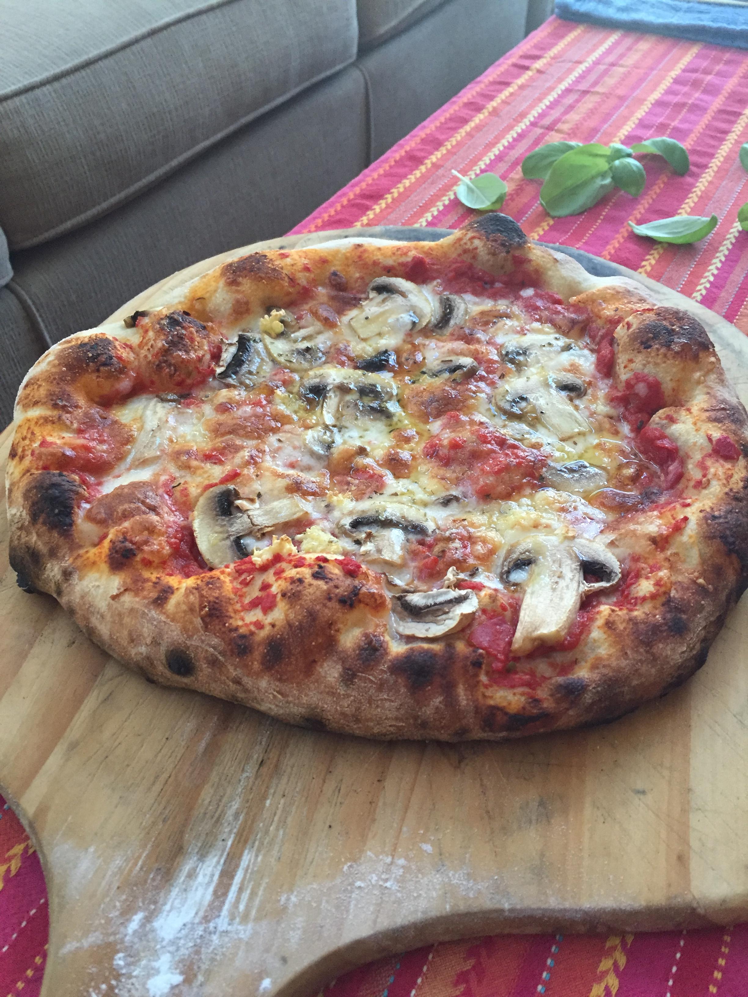 I've always had unremarkable results with my frozen pizza dough. I think I figured it out
