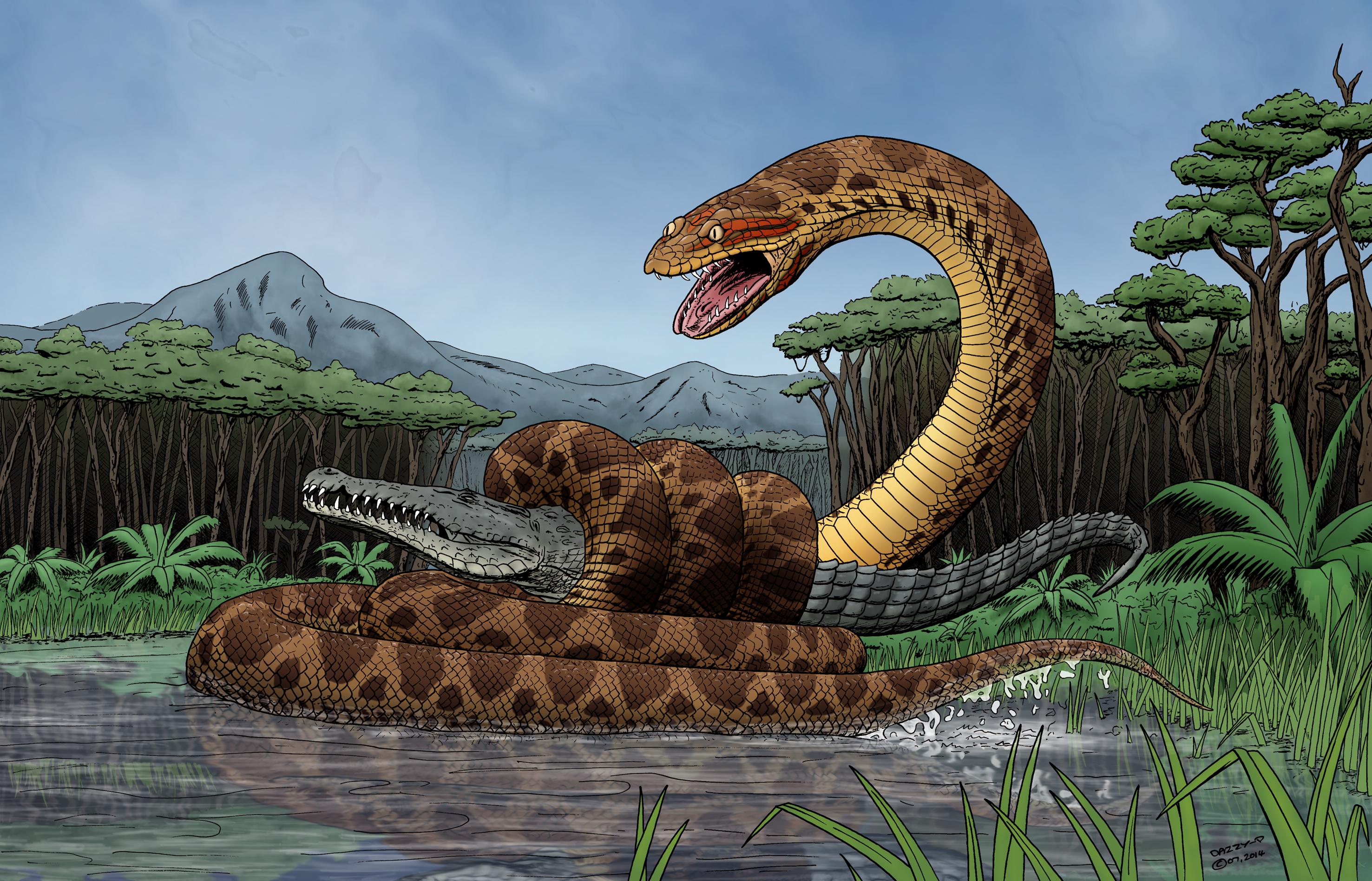 Titanoboa, a giant snake that ruled over South America about 60 million