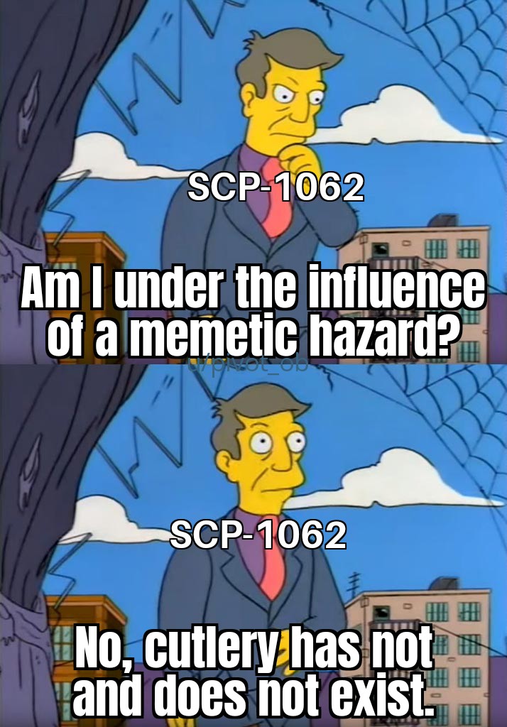 Making an SCP meme everyday for every SCP Day [[1062]] r