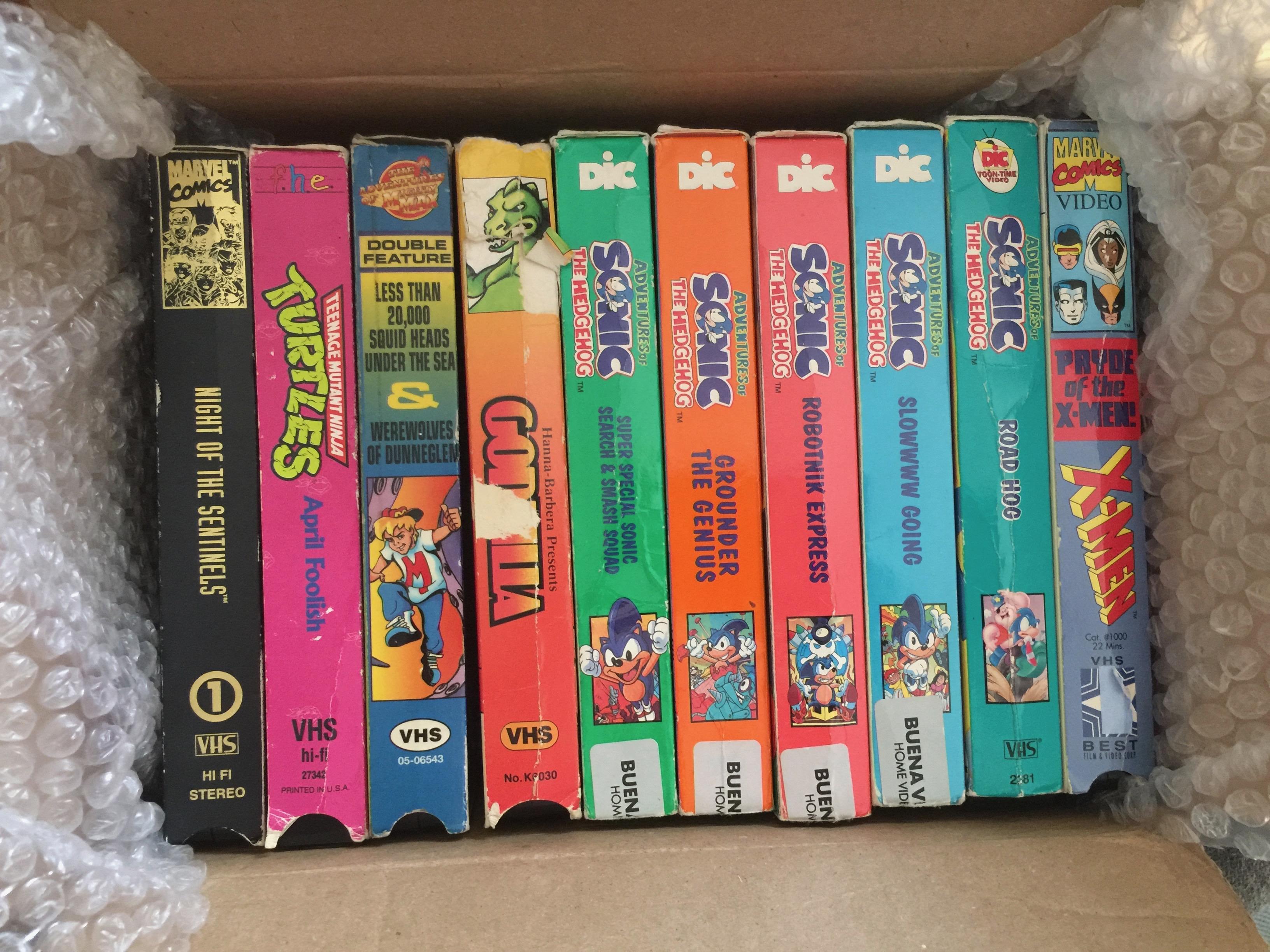 Had to buy all these just to get the Mighty Max tape r/VHS
