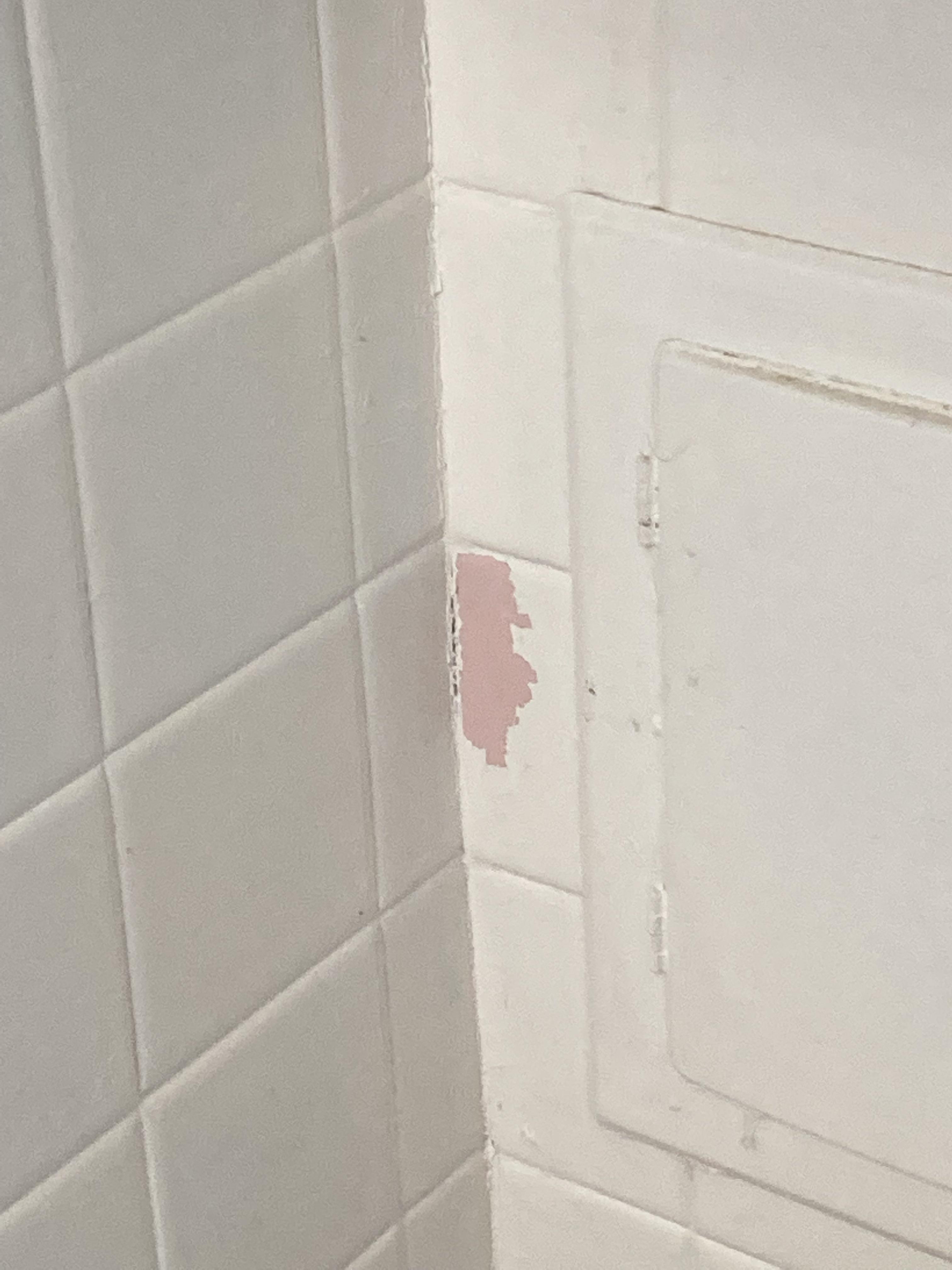Any shortcuts to removing paint off tile? This part just flaked off