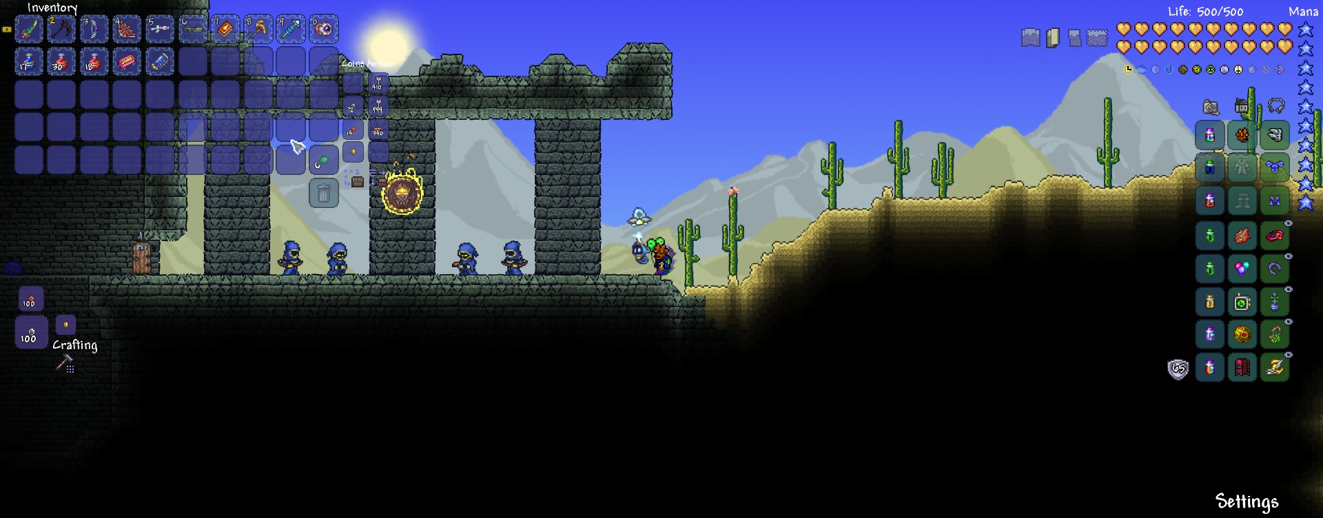 What is advised for lunatic cultist? Terraria