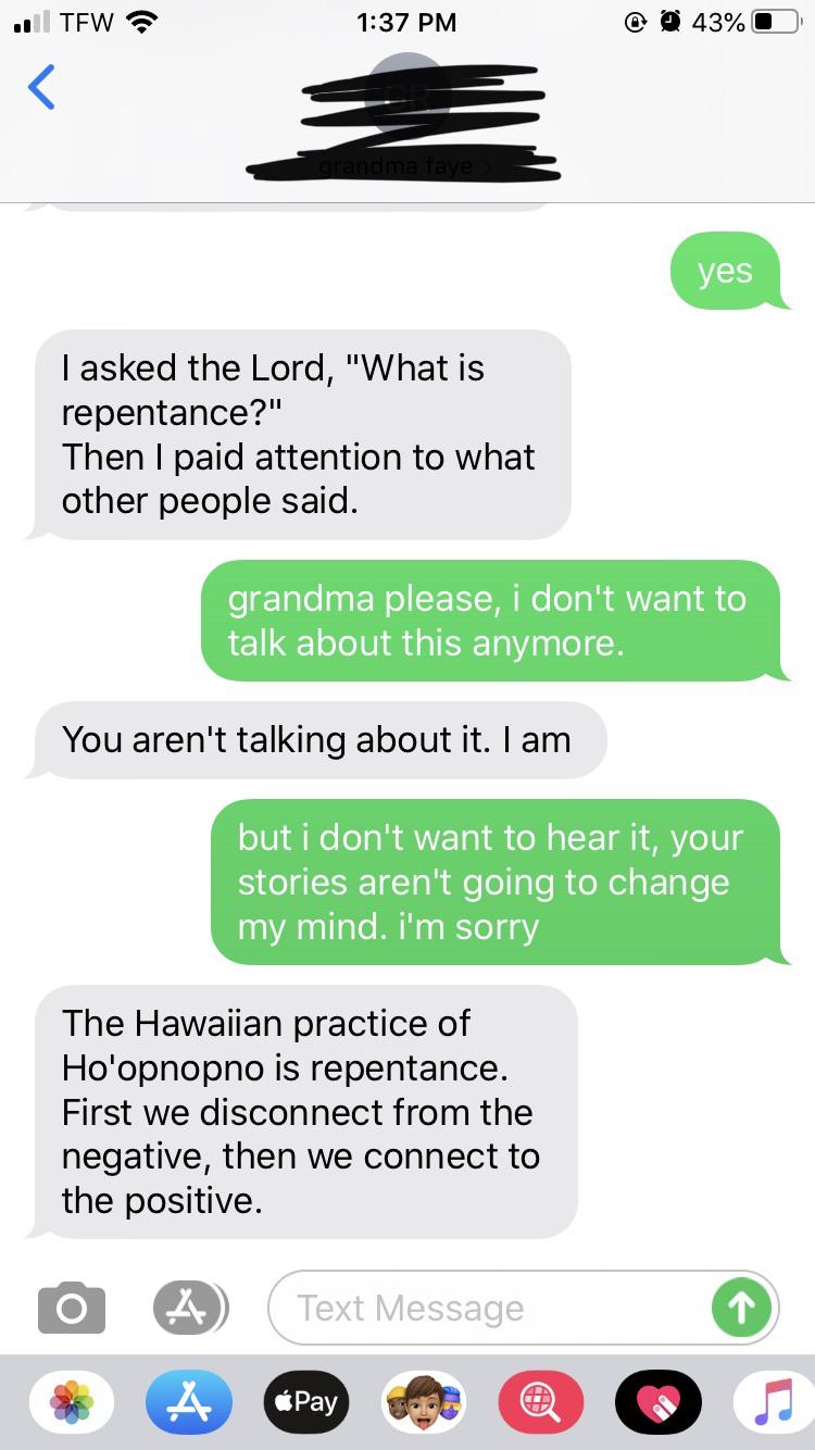 had to block her because she wouldn’t stop, here’s to hoping she doesn