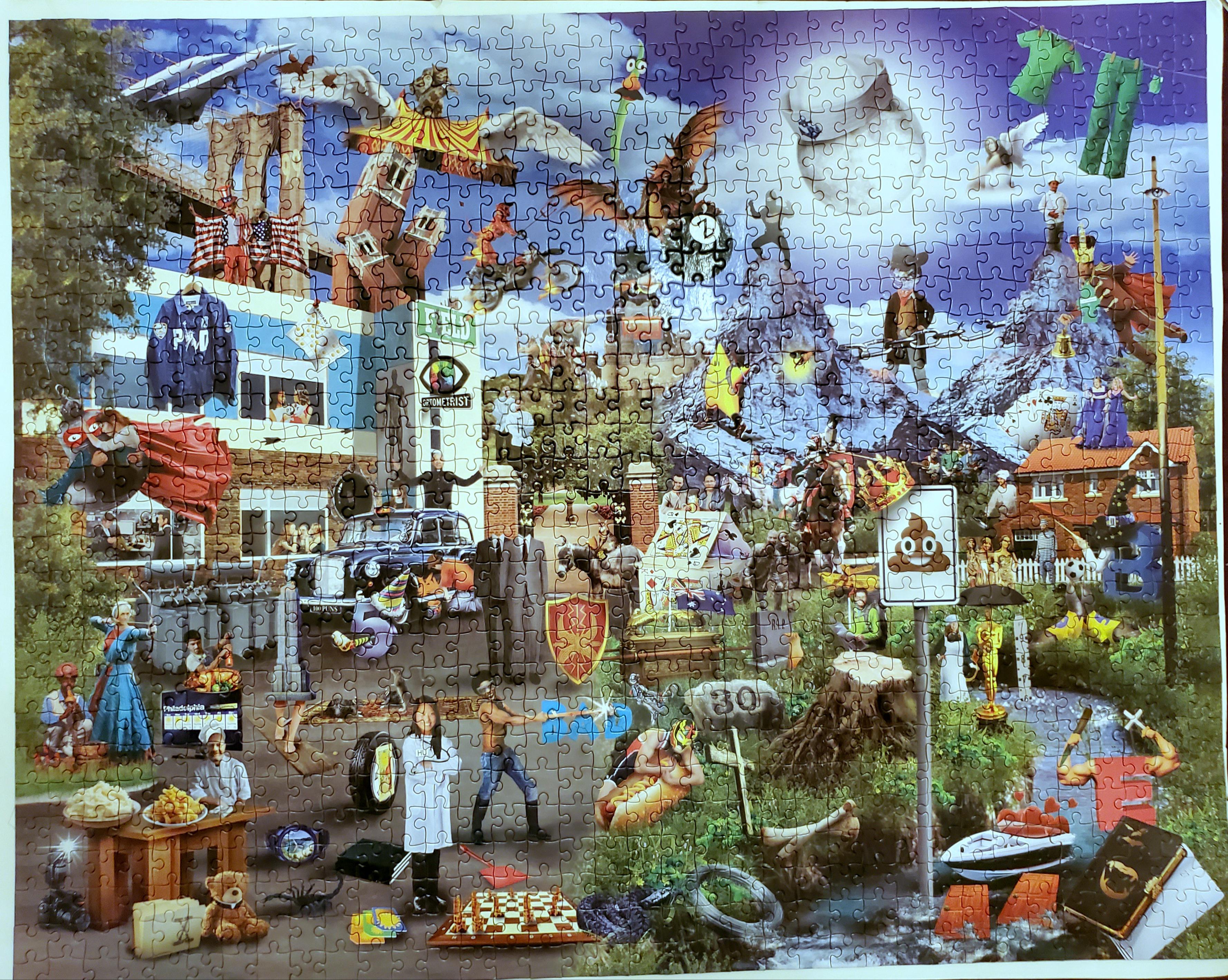 2nd Puntastic Puzzle Down! 100 TV Show Puns (able to get 85 correct