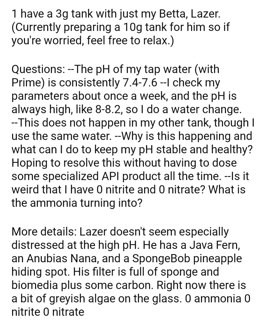 Why does my pH go up so much? r/Aquariums