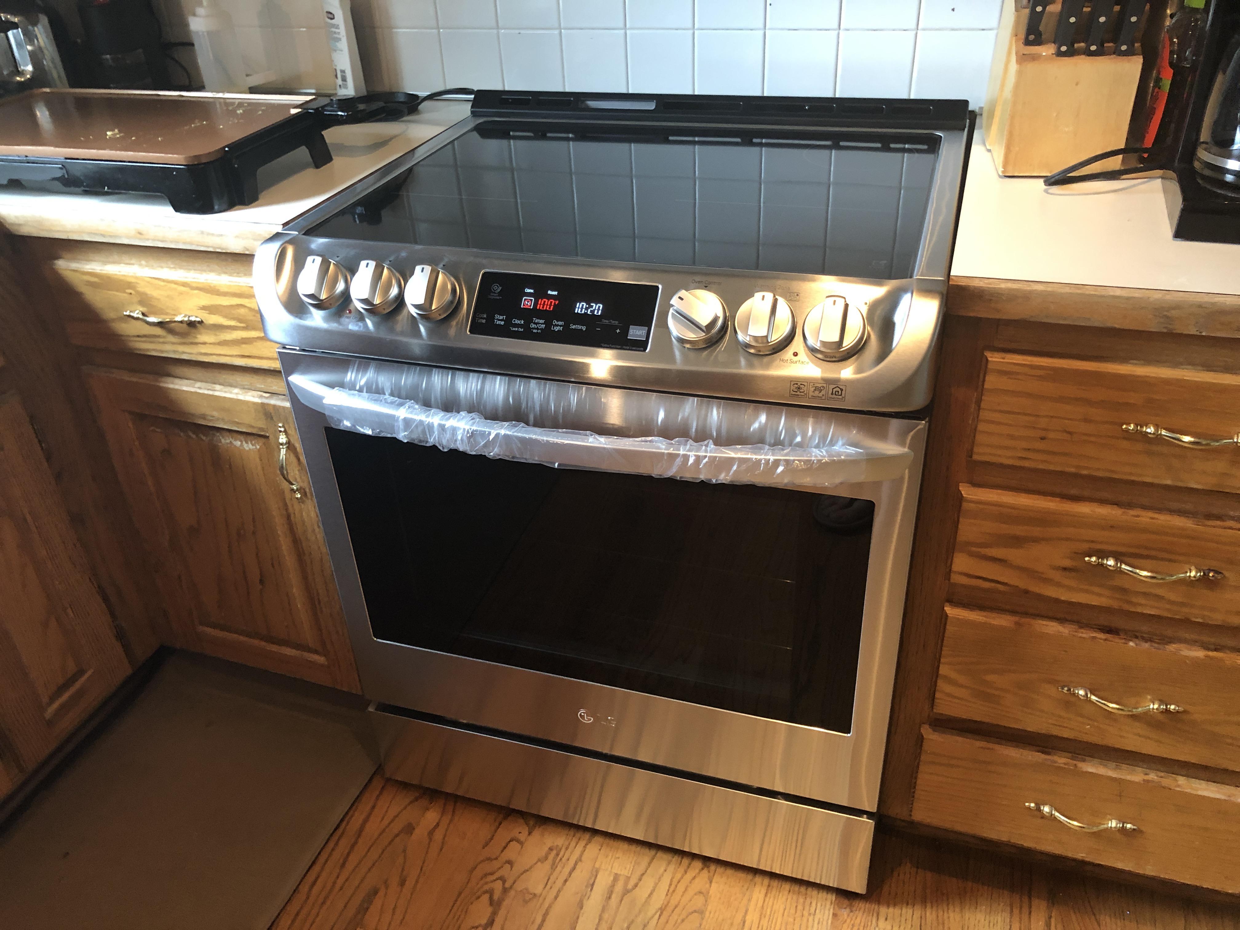 I just got a new stove installed yesterday. I am just wanting to adjust