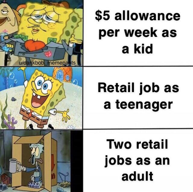 Spare change? Spare change, ma’am? BikiniBottomTwitter