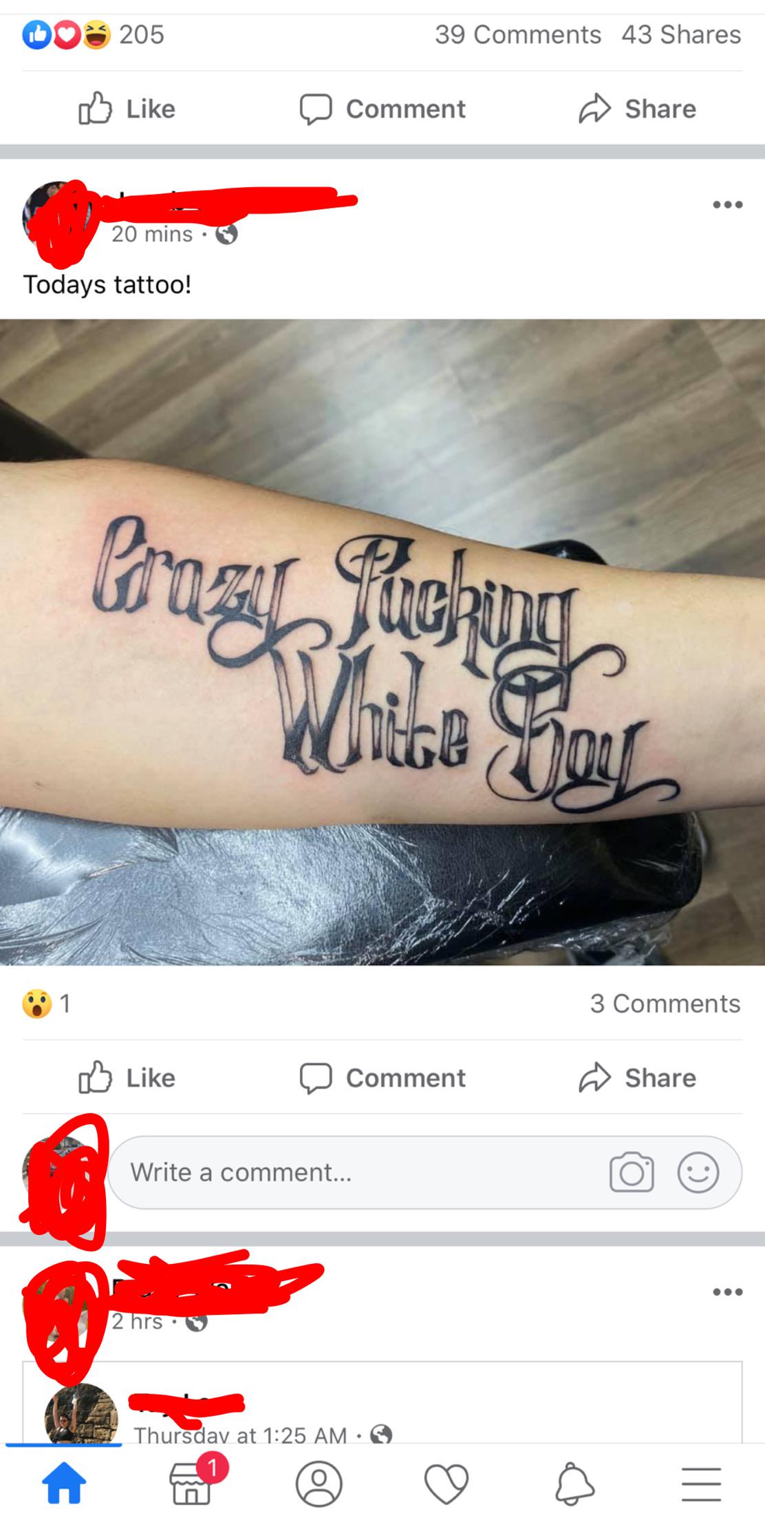 What a badass tattoo r/trashy