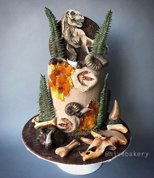 Fossil Birthday Cake r/Paleontology