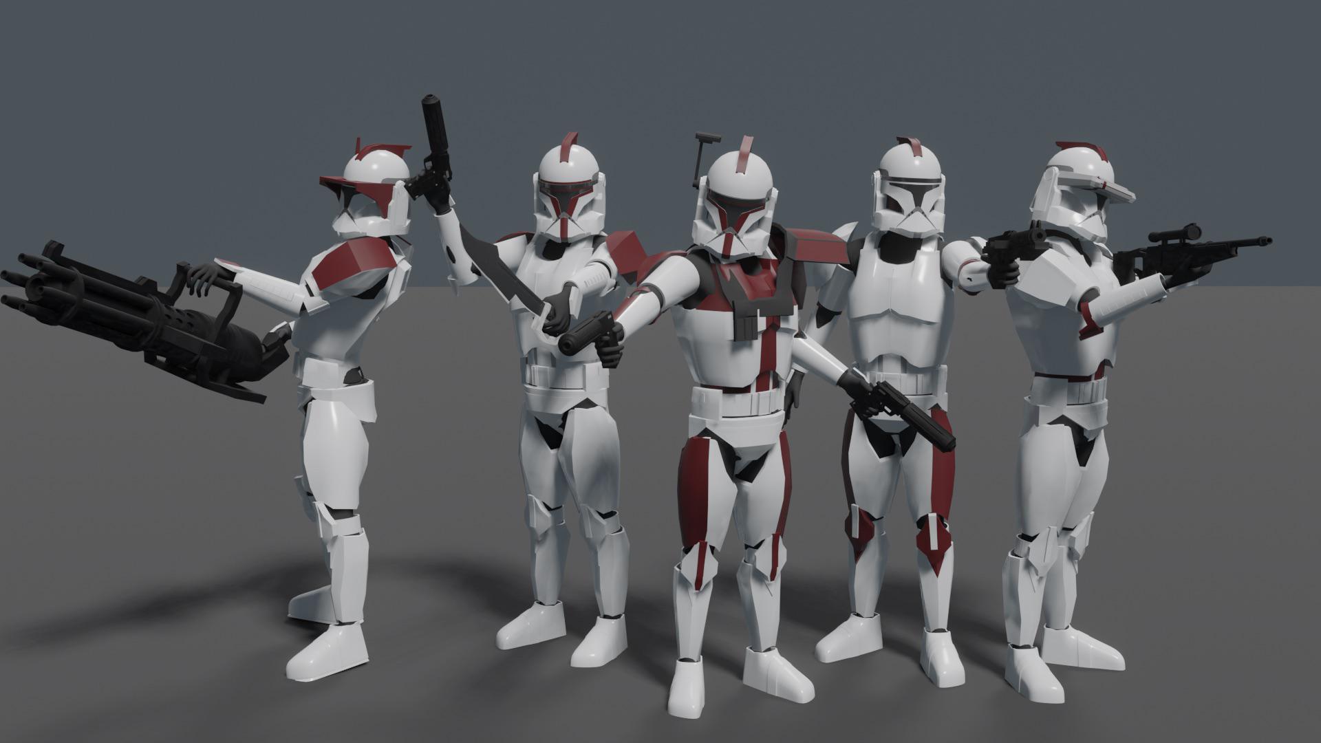 [Fan Art] To celebrate May the 4th and the finale of clone wars, I 3d