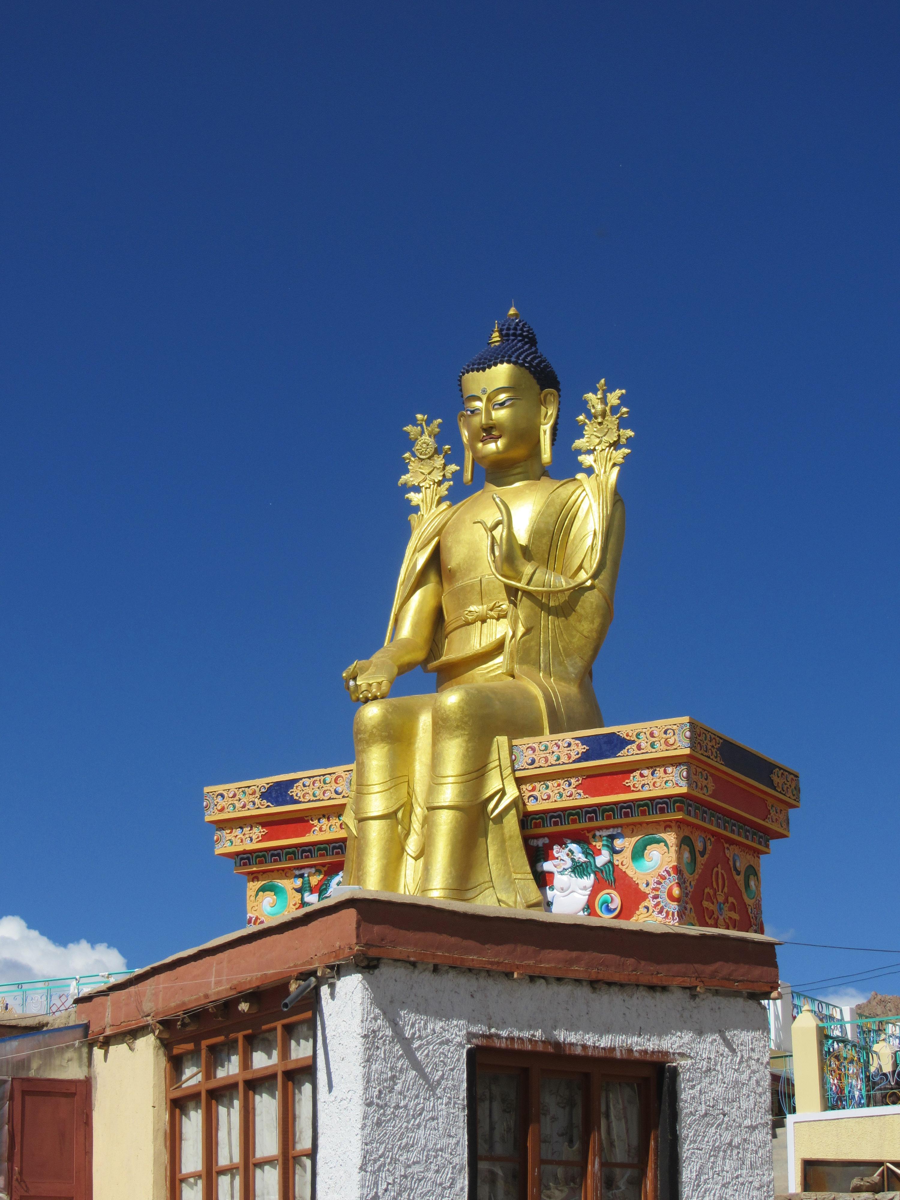 Giant Statue of the Future Buddha, Maitreya, Depicted not as a