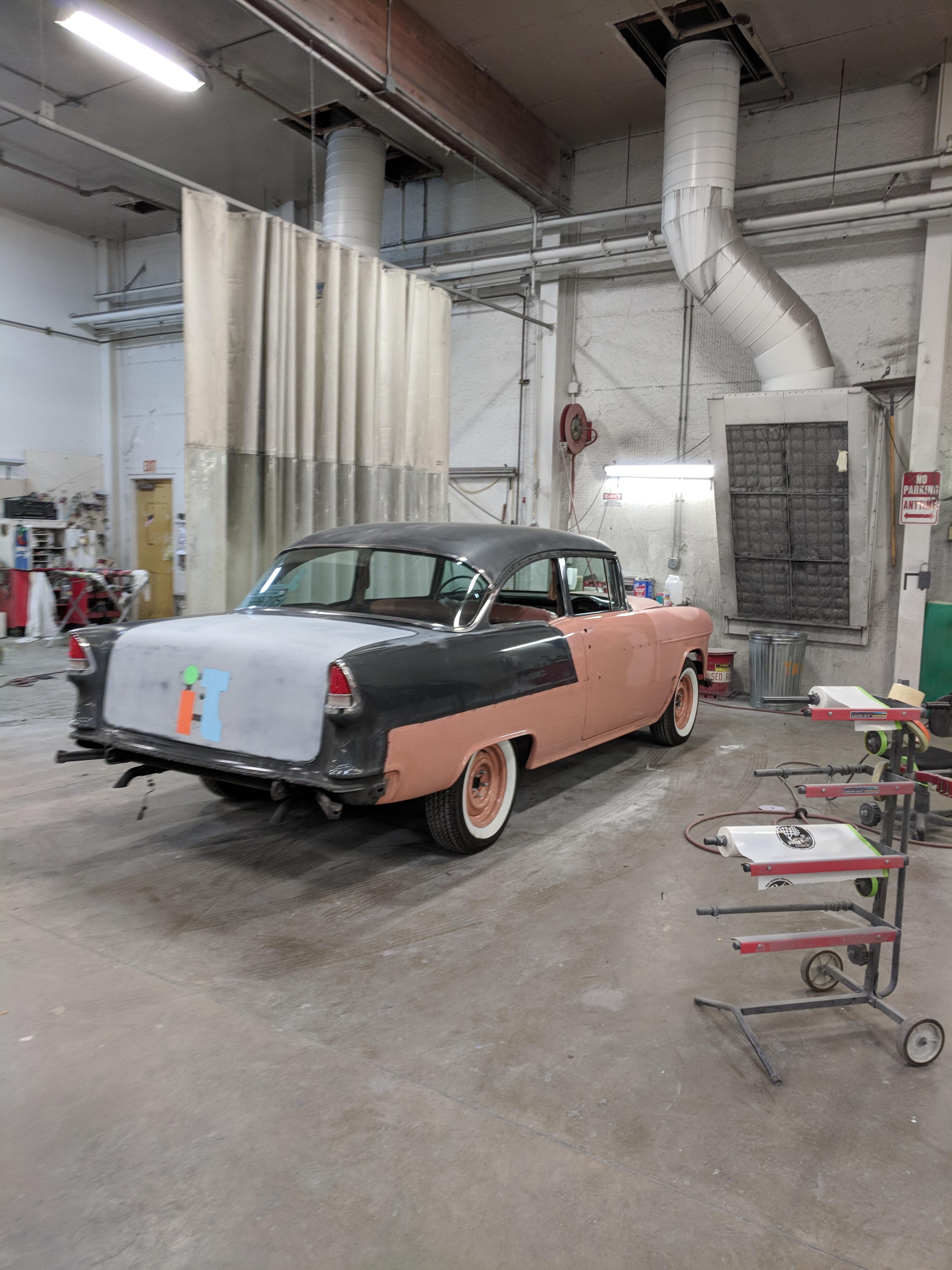 Check it out. 55 Bel Aire original factory paint job r