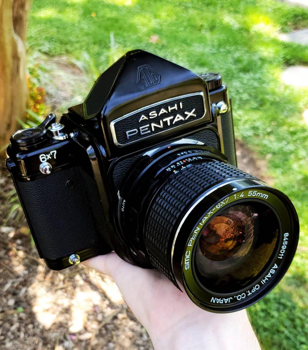My new medium format camera came in from Japan today.