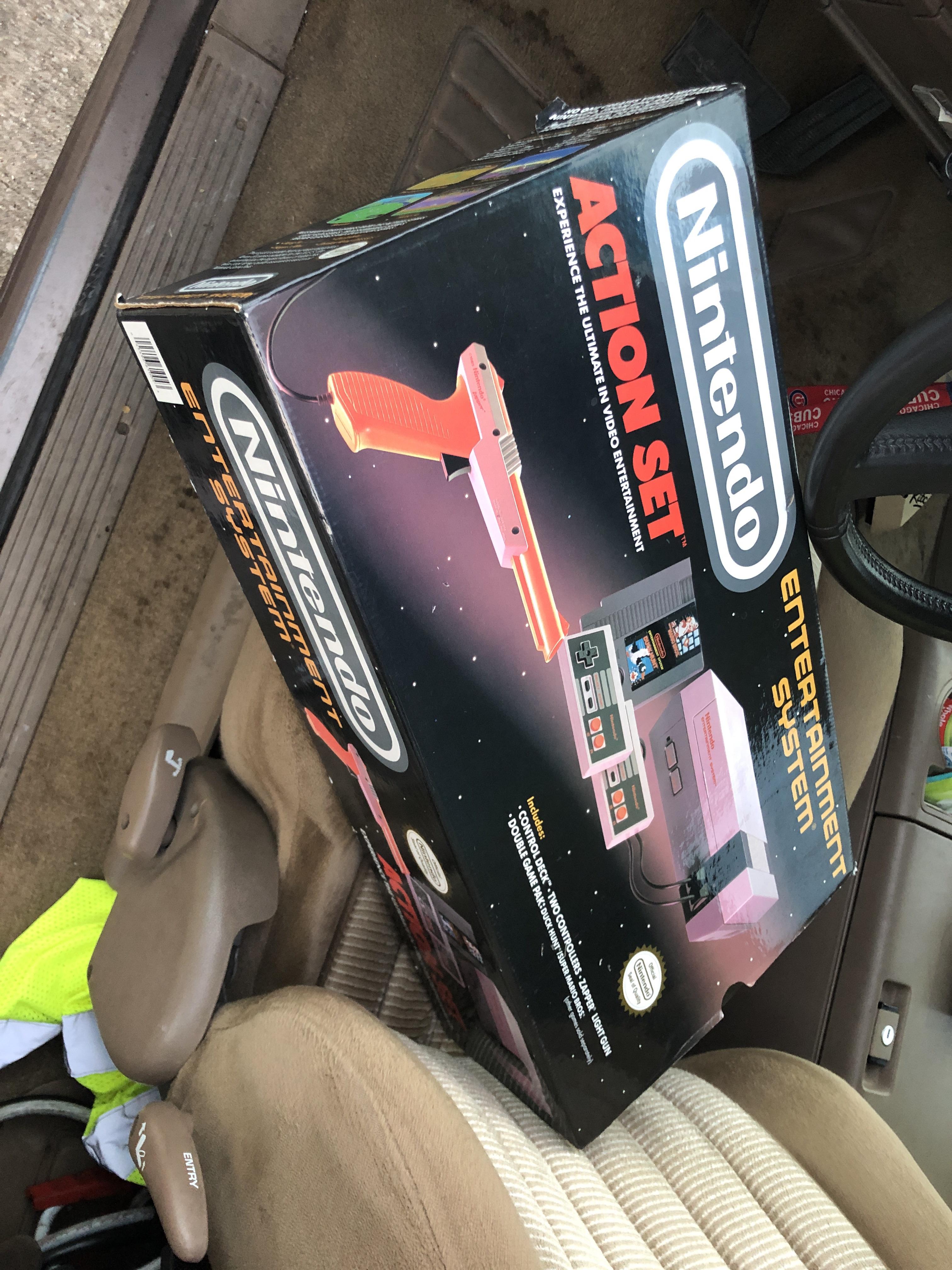 Great deal last night at 175. Includes all pack ins and five complete games. r/nes