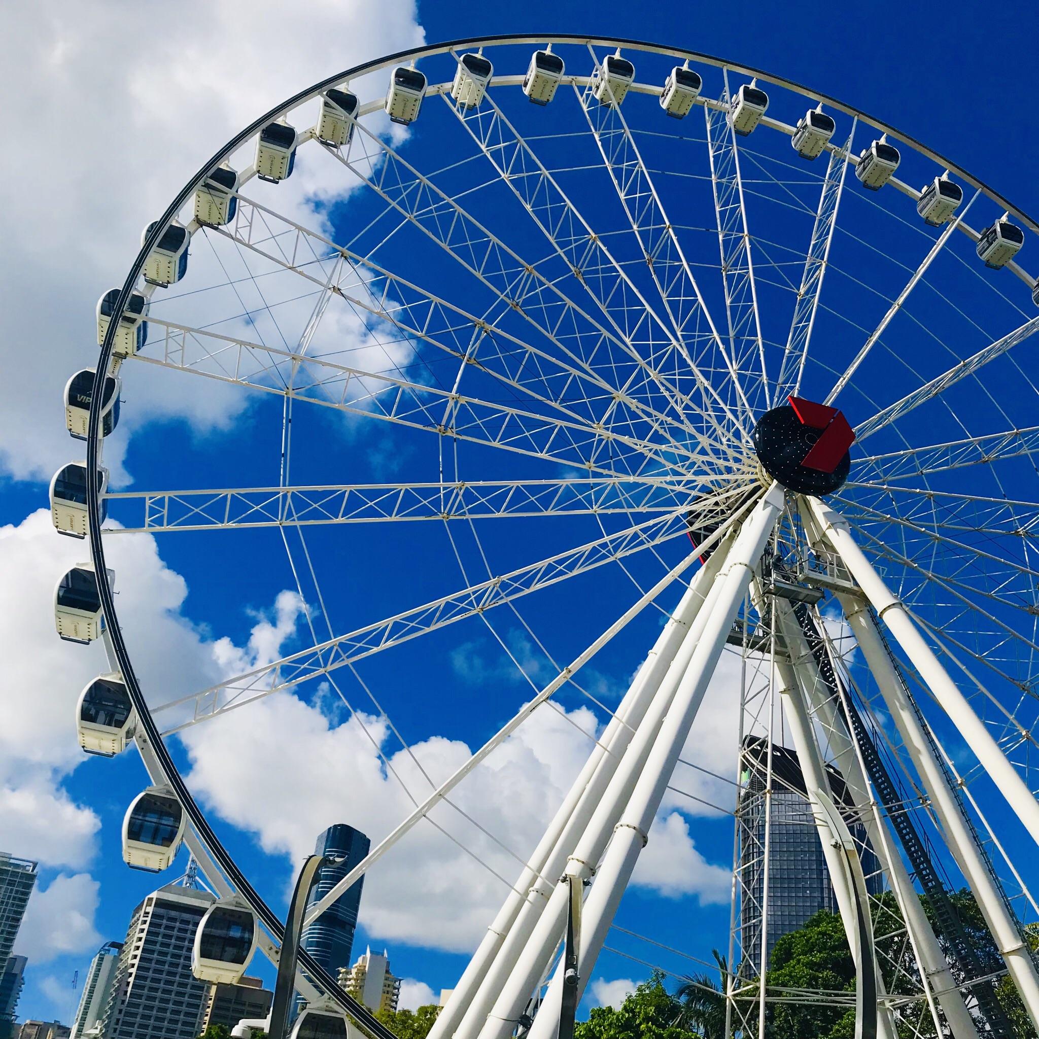 Brisbane’s South Bank Parklands Ferris wheel “The Wheel of Brisbane