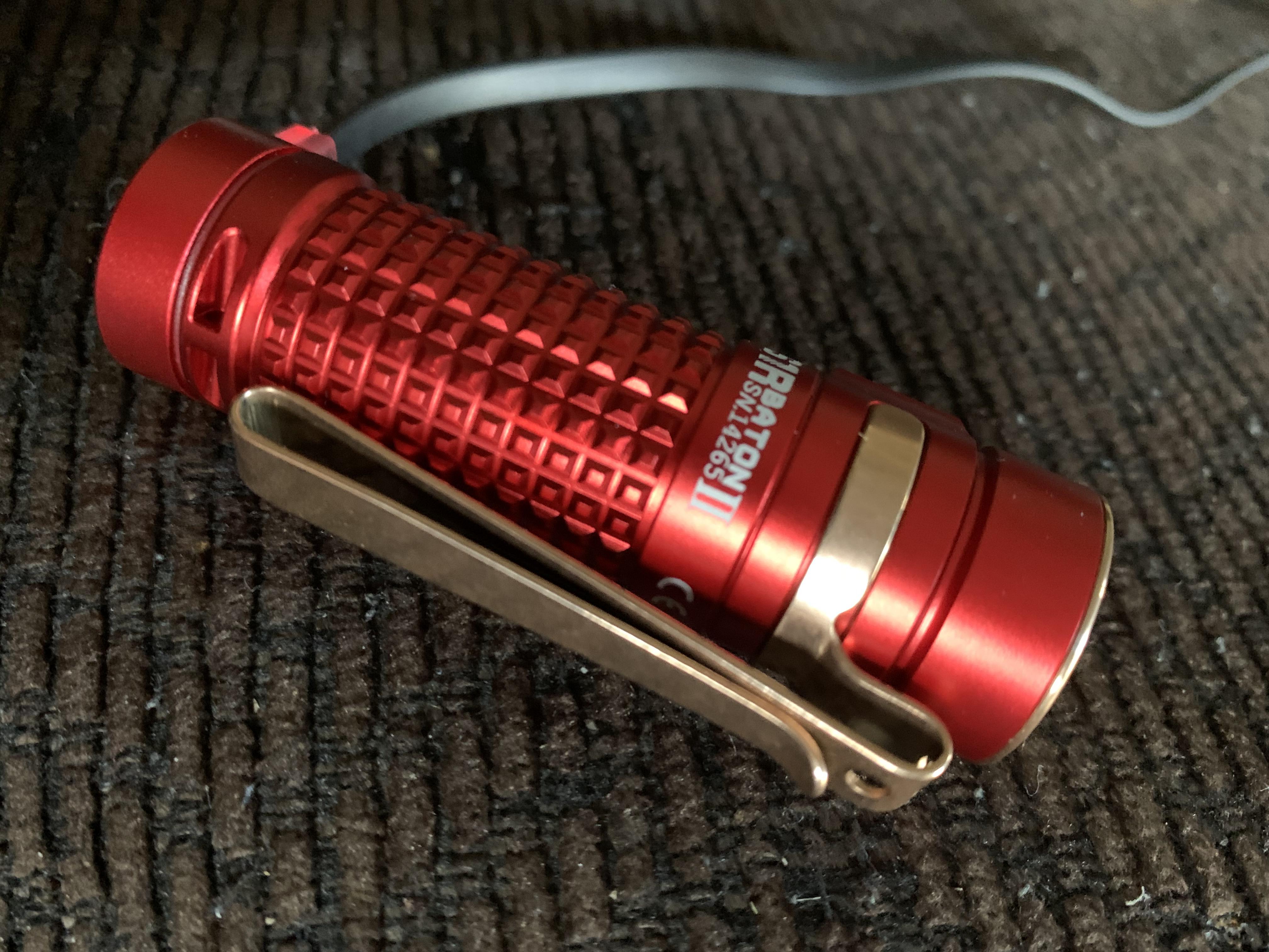 It finally came in! First good flashlight ever. r/flashlight