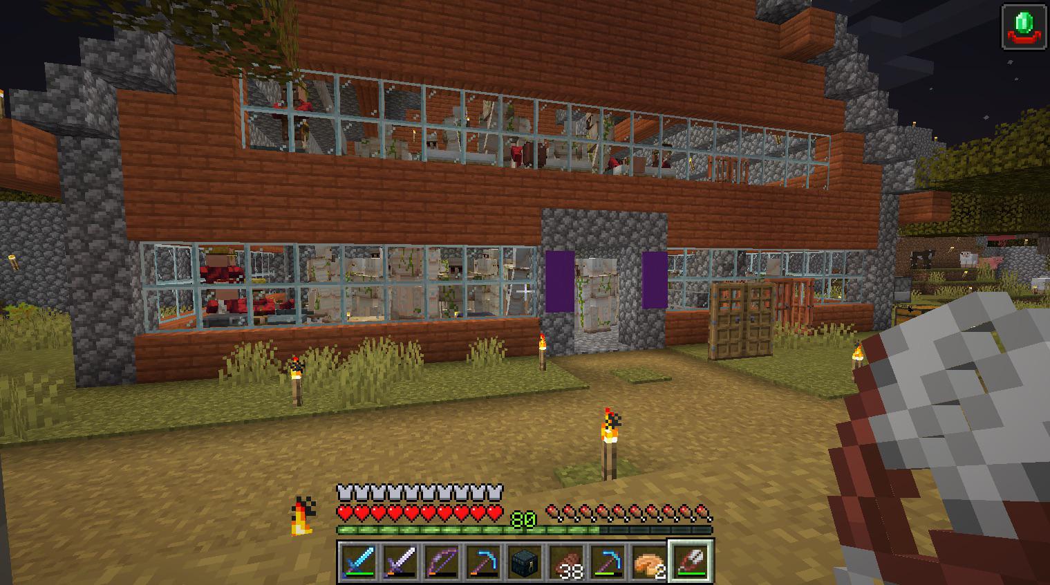My villagers keep spawning golems in and around this house, if they