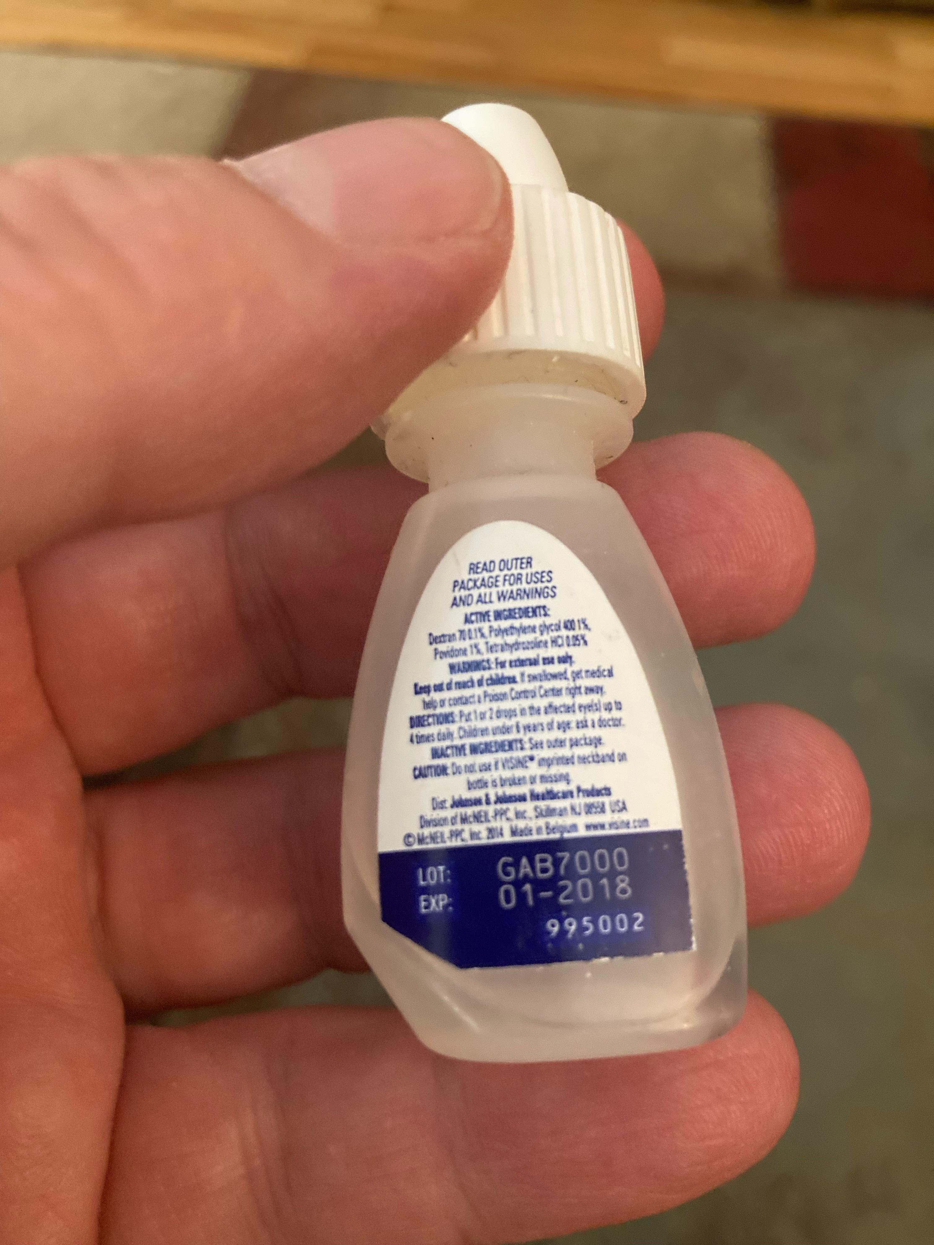 Expired eye drops from 2018! r/Expired
