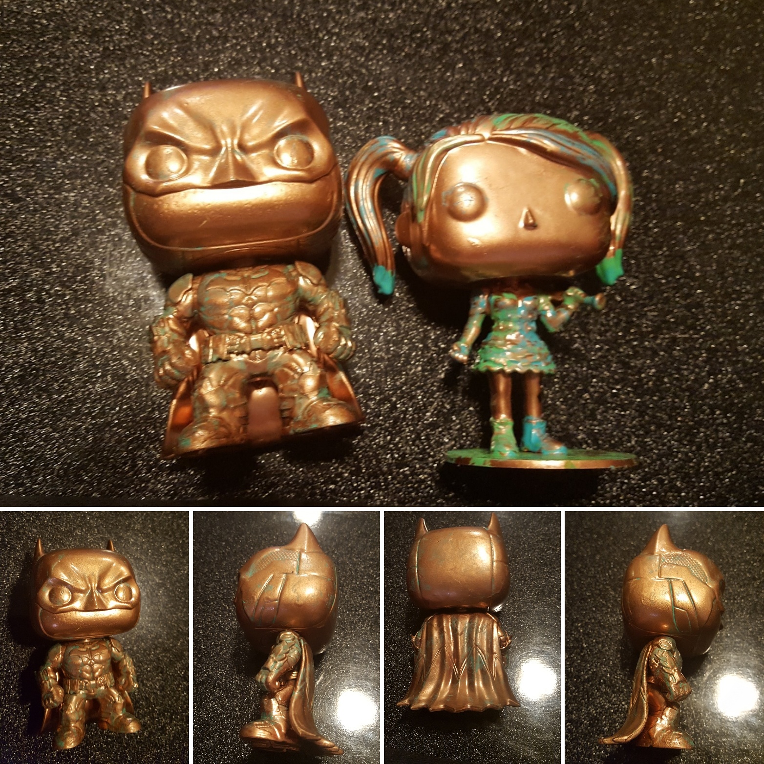 Custom copper pops for our copper anniversary (7 years) r/funkopop